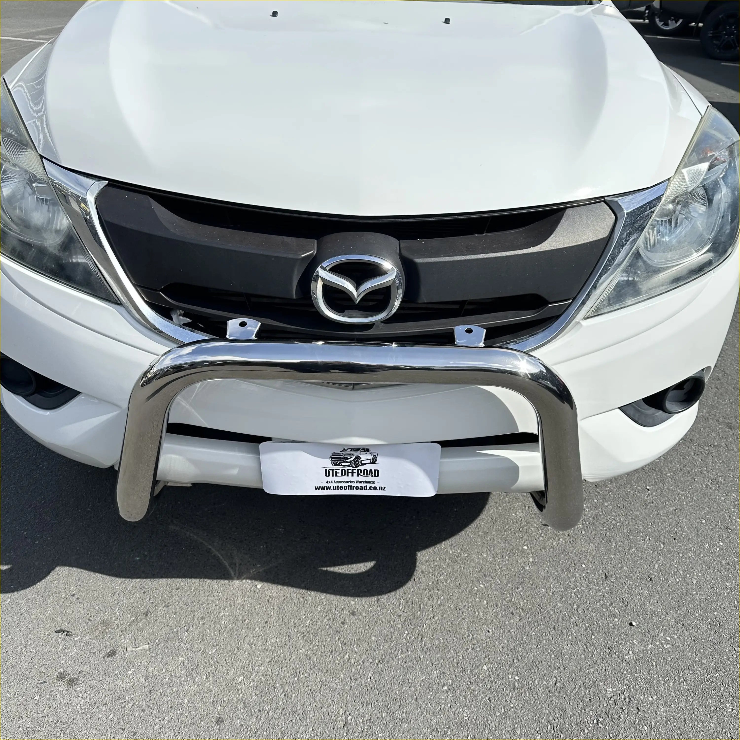304 Stainless Steel Nudge Bar Mazda BT-50 2012-2020 Chrome W3