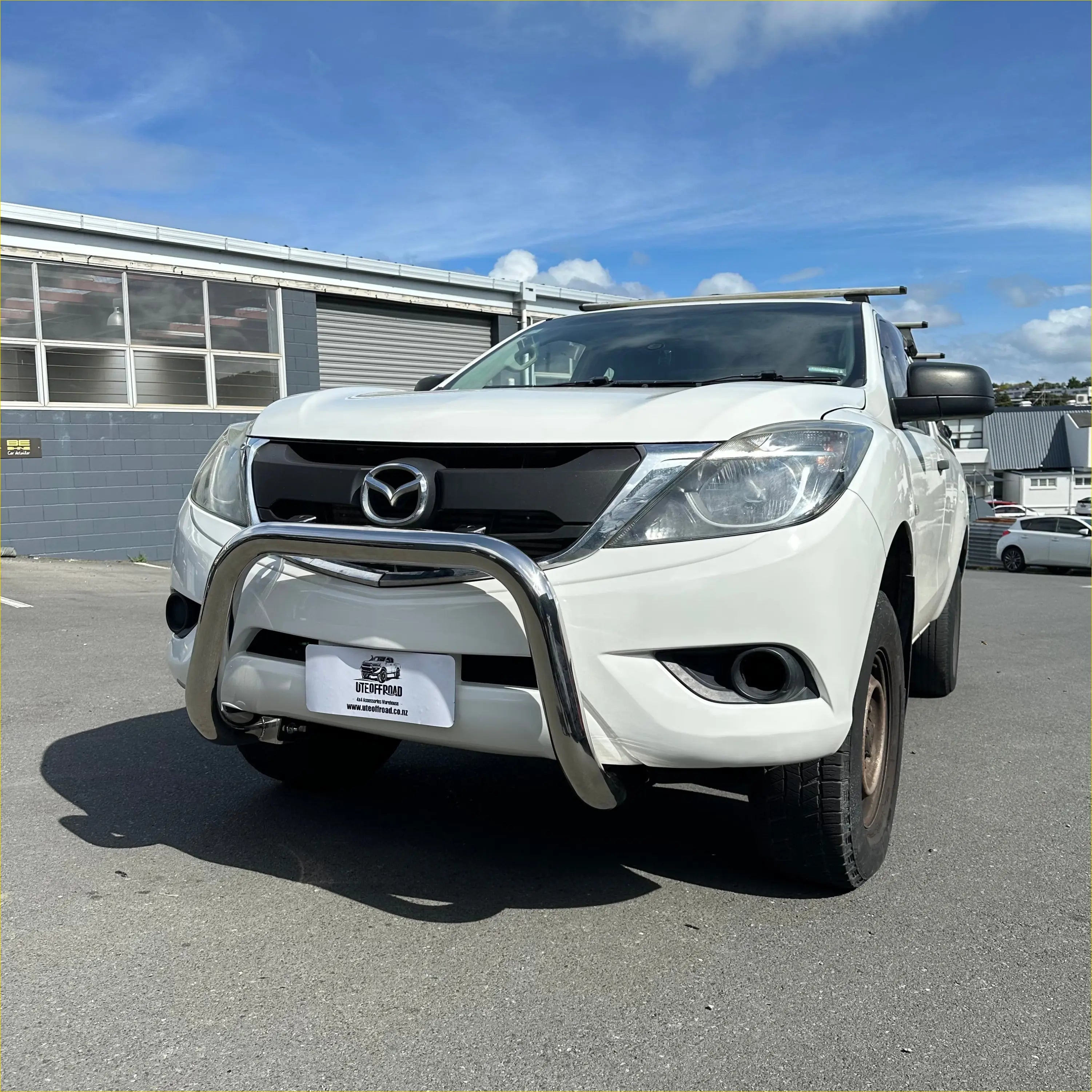 304 Stainless Steel Nudge Bar Mazda BT-50 2012-2020 Chrome W3