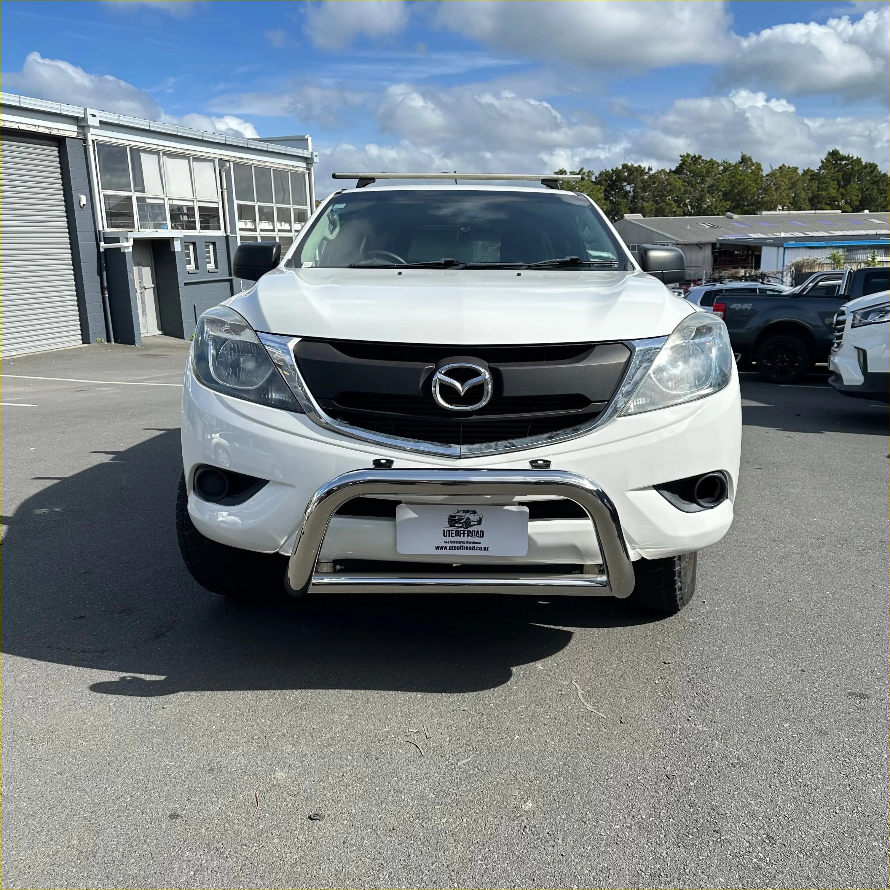 304 Stainless Steel Nudge bar Mazda BT50 2012-2020 Medium Size Chrome - Bar