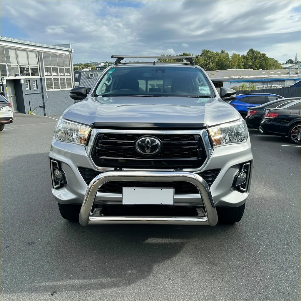 304 Stainless Steel Nudge Bar Toyota Hilux 2018-2020 Medium Size