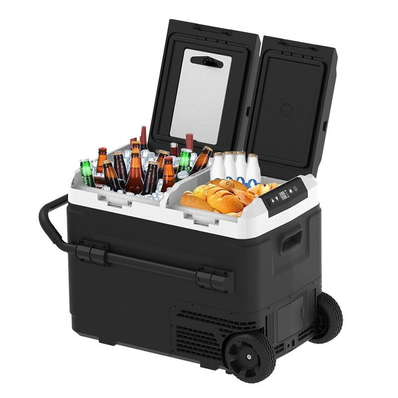 50L dual zone car fridge / freezer Incl battery.