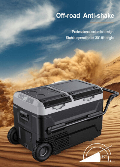 50L dual zone car fridge / freezer Incl battery.