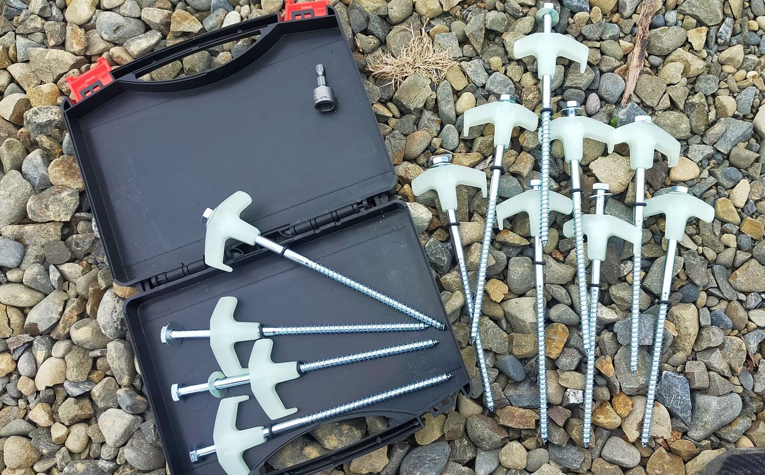 Glow in the Dark ground pegs