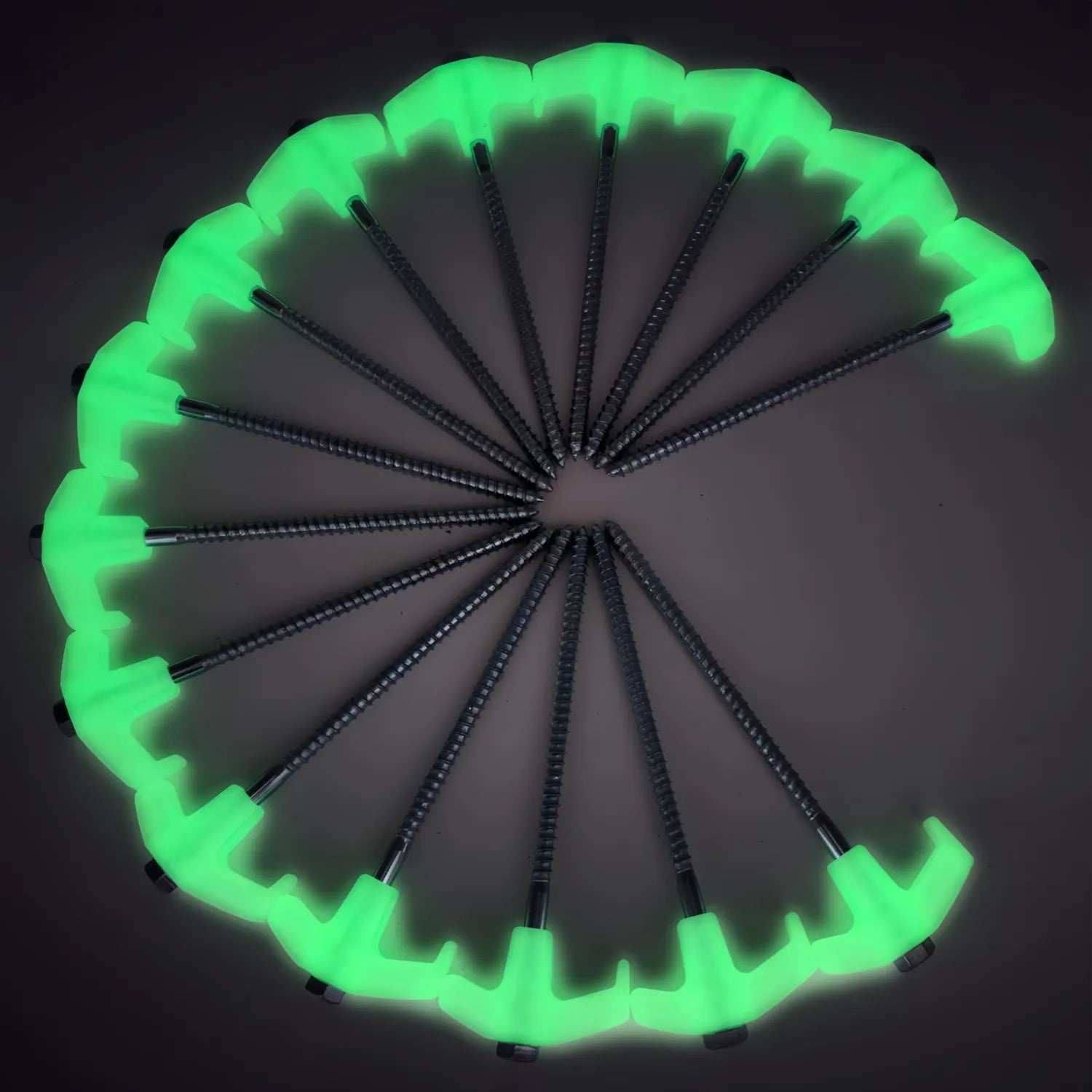 Glow in the Dark ground pegs