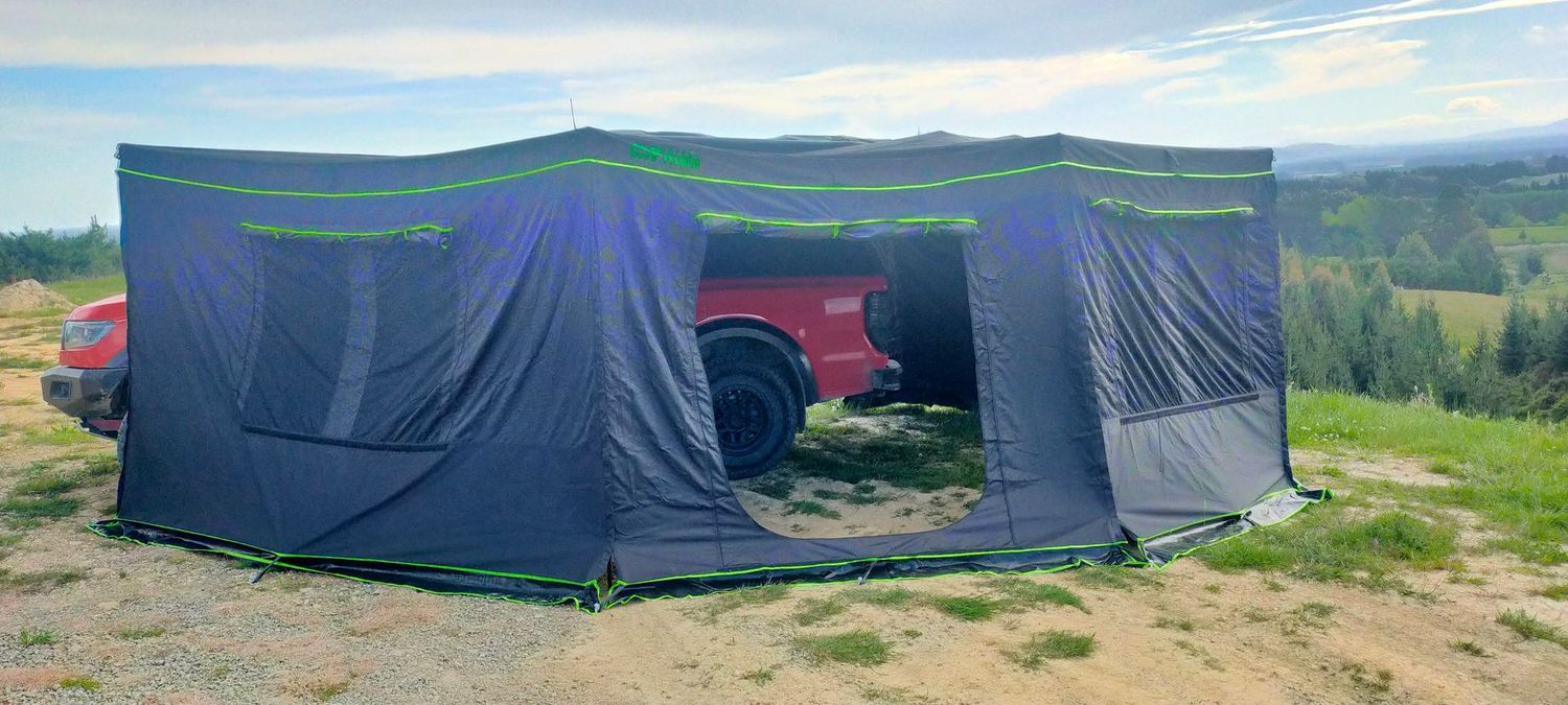 Wall set for 2.5m 270 Bat-Wing Awning