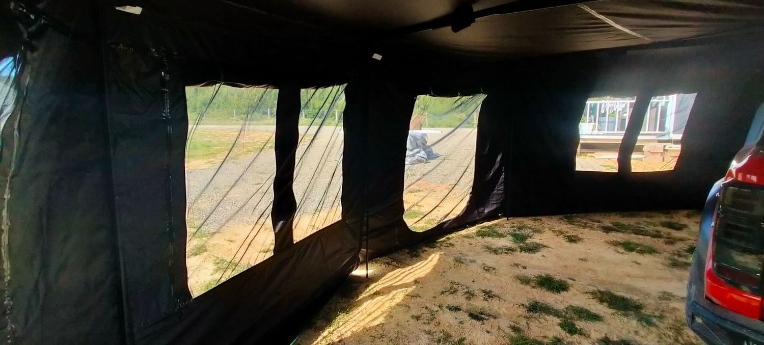 Wall set for 2.5m 270 Bat-Wing Awning