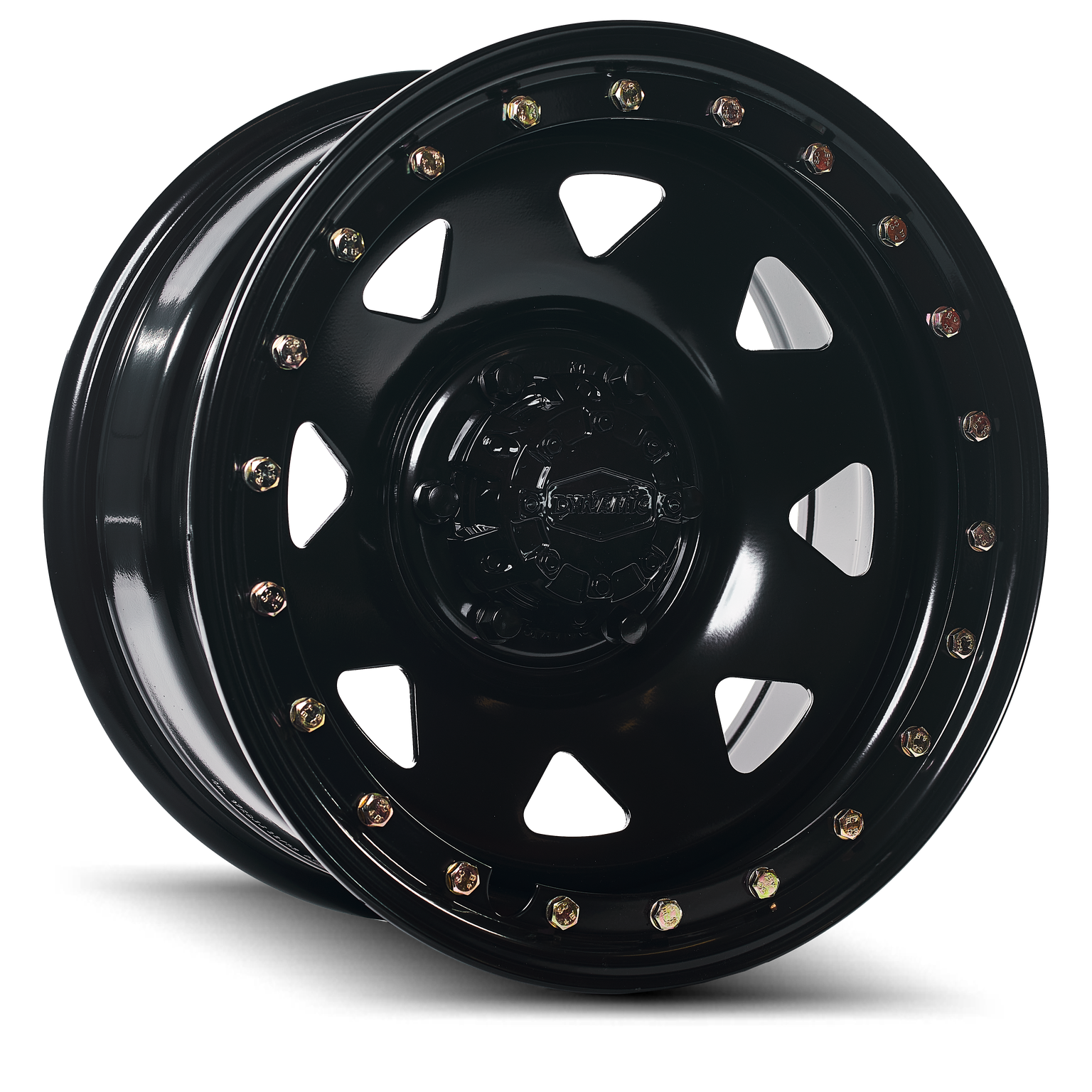 Dynamic Steel Imitation Beadlock Black Sunraysia 17x8 6x139.7 ET0