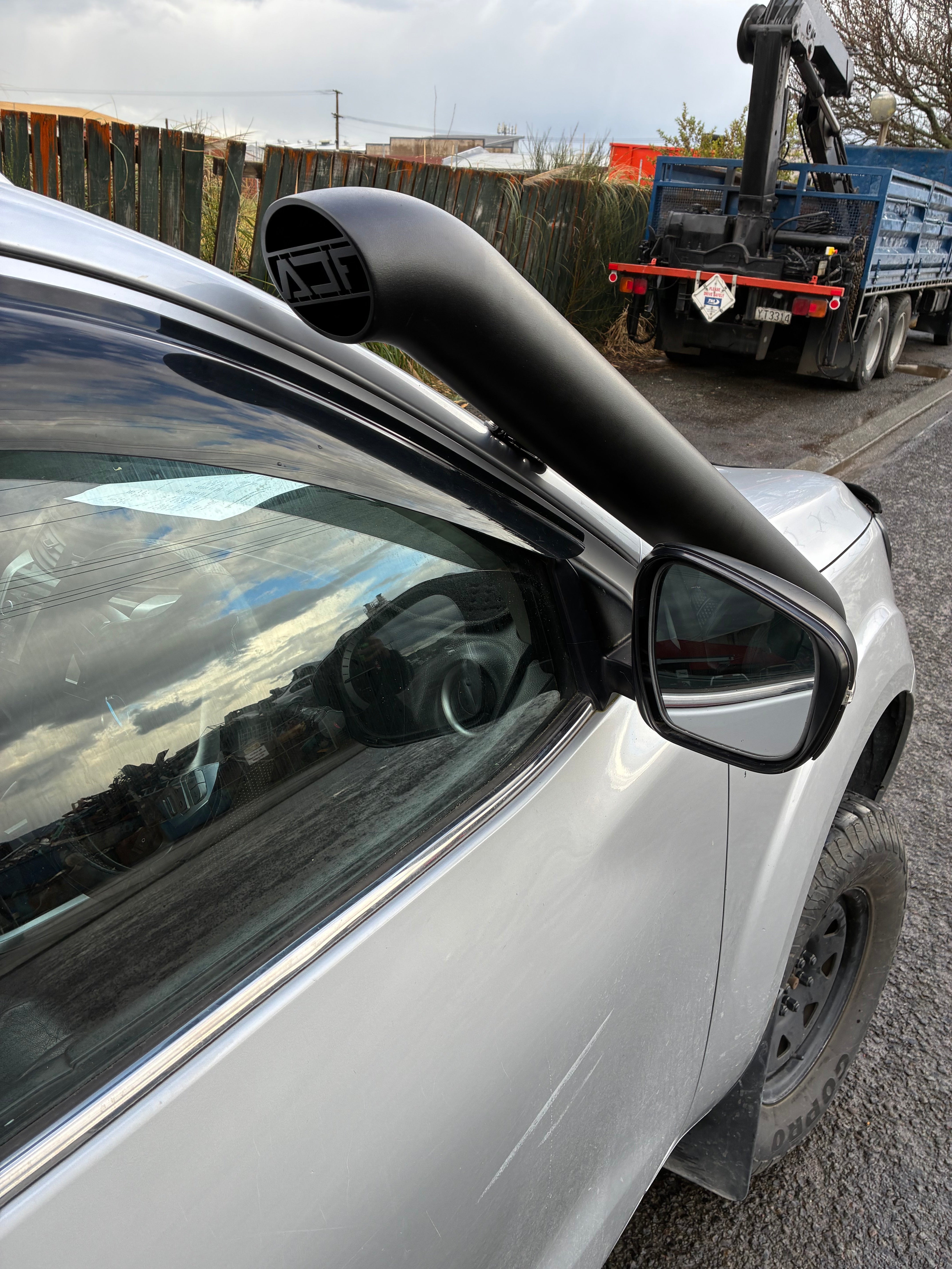 AJF FAB - NP300 Nissan Navara Stainless Snorkel