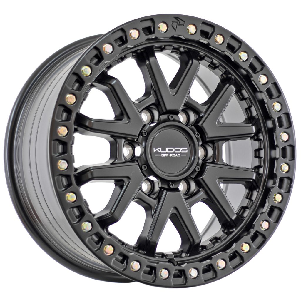 Kudos Dominator Matt Black 17x8 5x114 +35