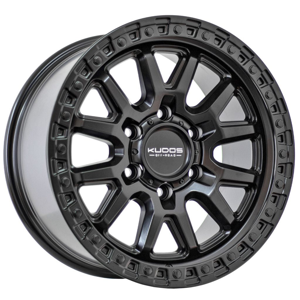 Kudos Nitro Matt Black 18x9 6x139 +38