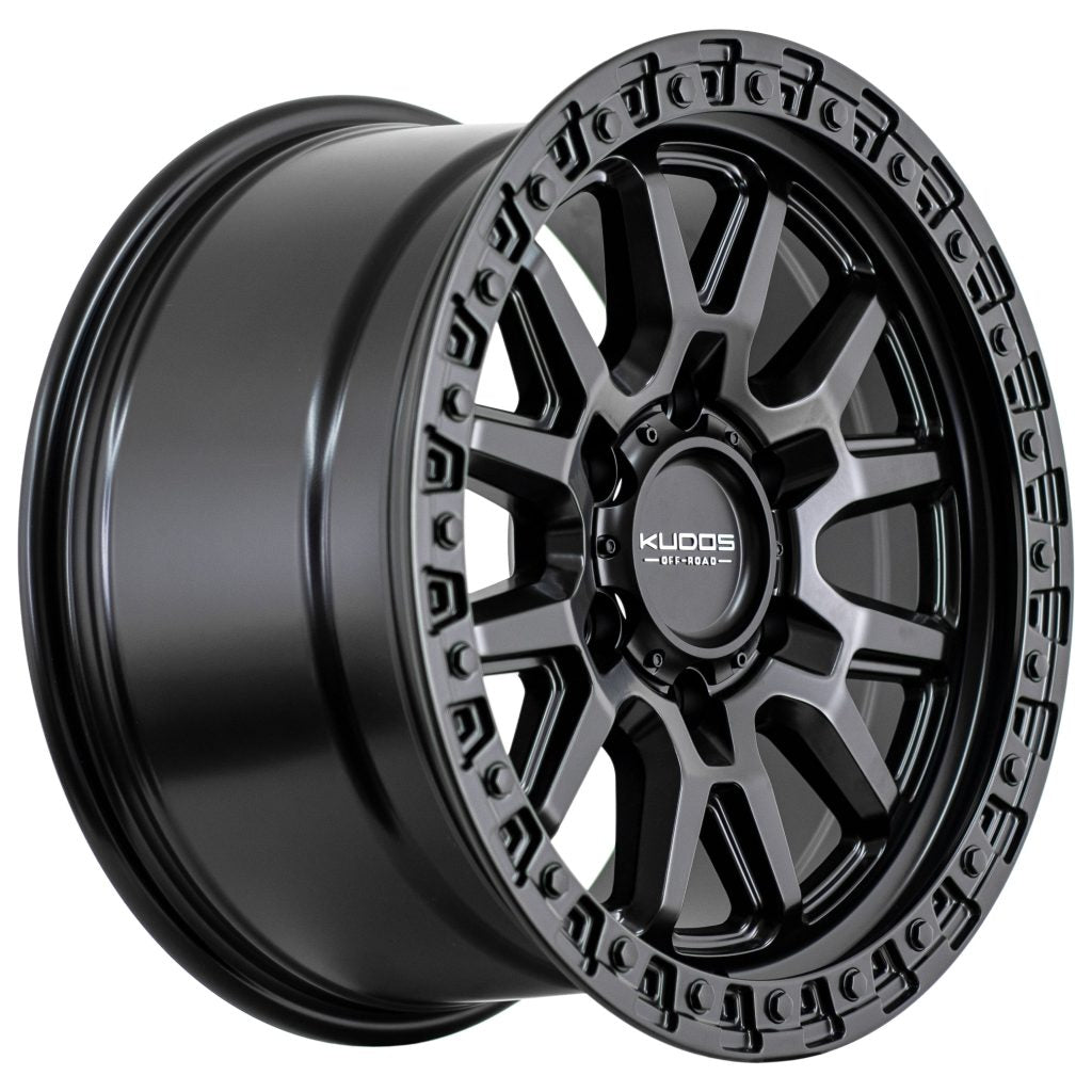 Kudos Nitro Matt Black 18x9 6x139 +38