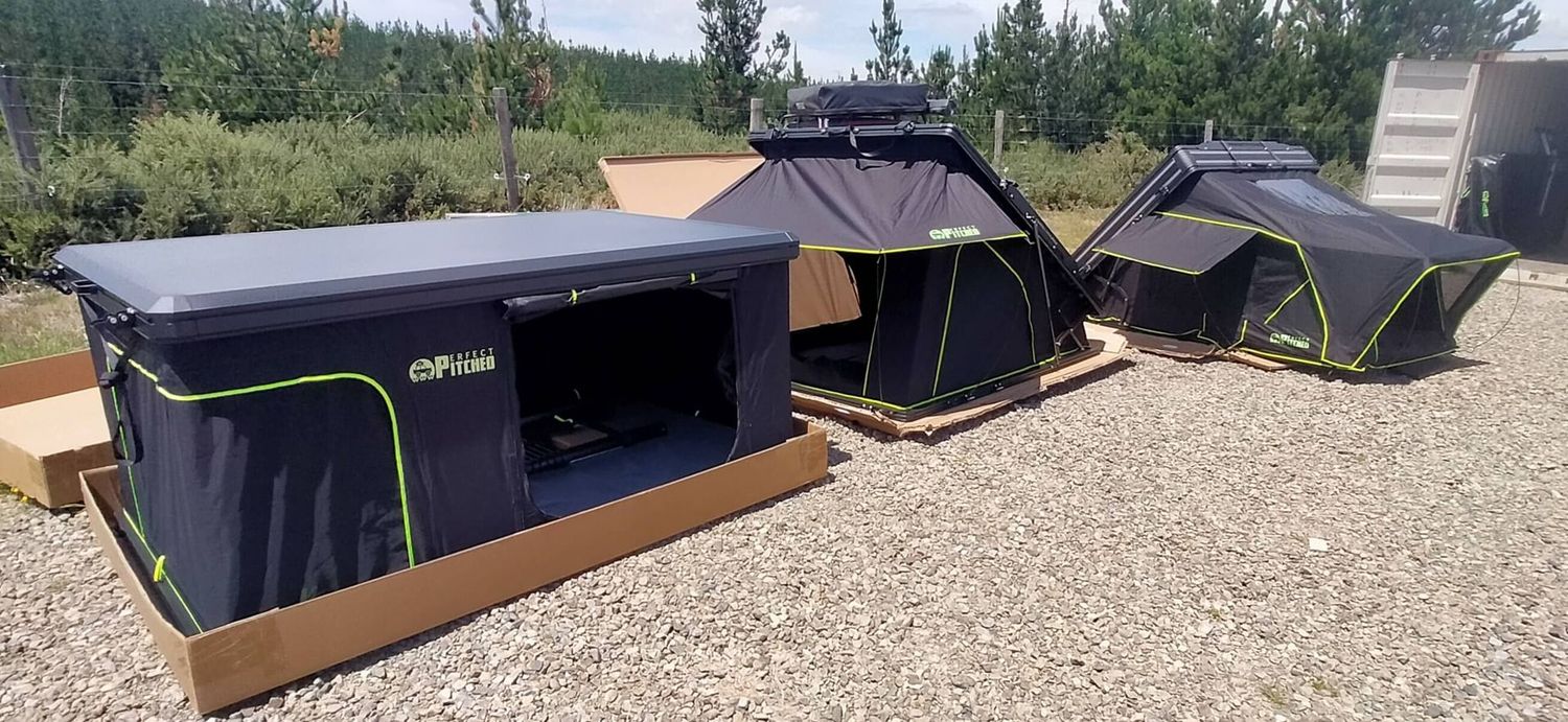 Alum Hard Shell A frame X cross-145cm wide, incl Roof Racks!