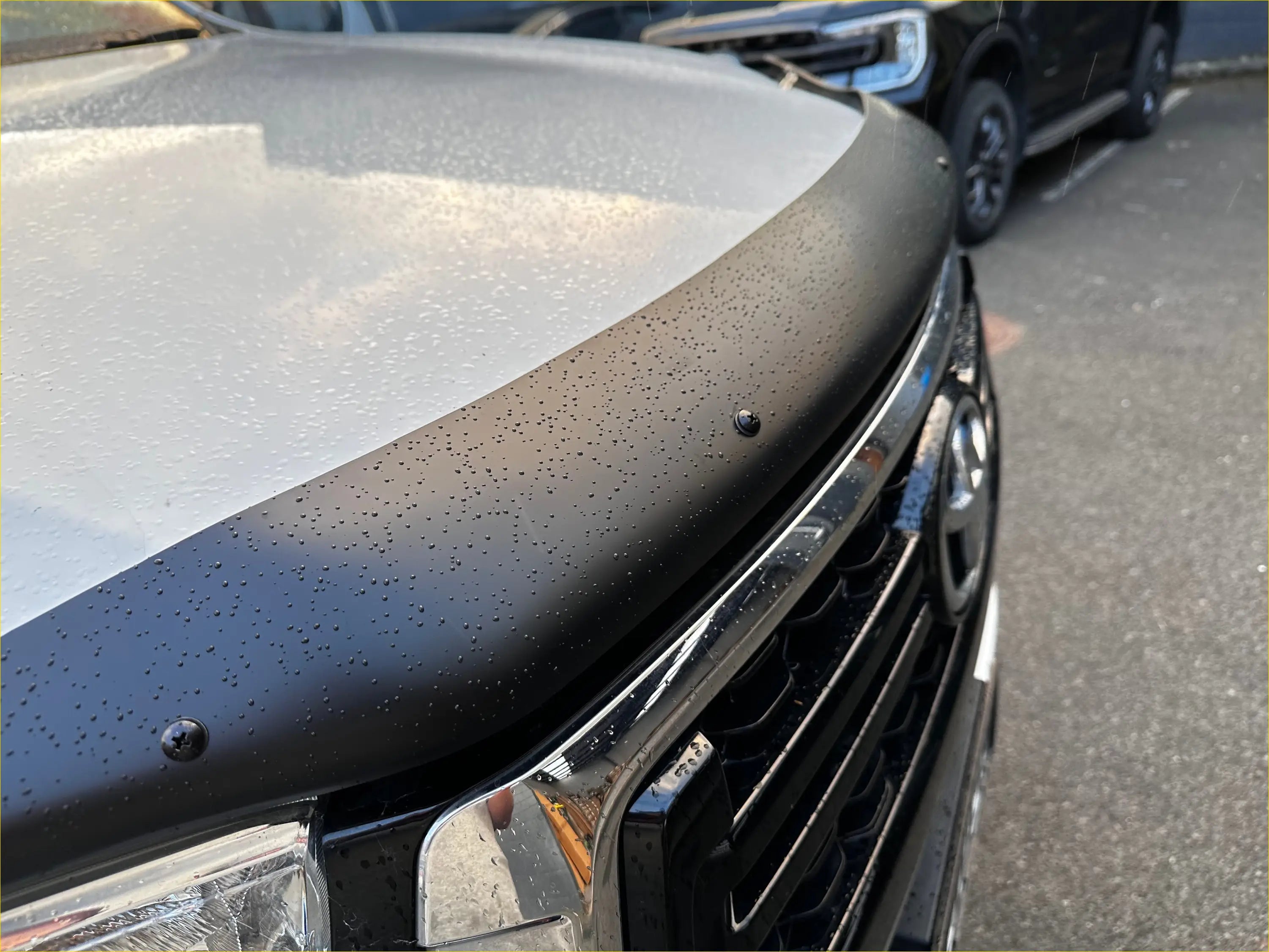 Bonnet Guard Matte Black and Monsoon Toyota Hilux 2015-2020 - Door Visor &