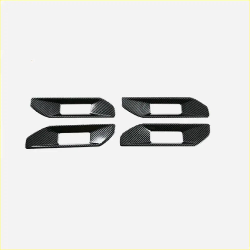 Carbon Fiber Interior Door Handle Panel Trim Cover for Ford Ranger