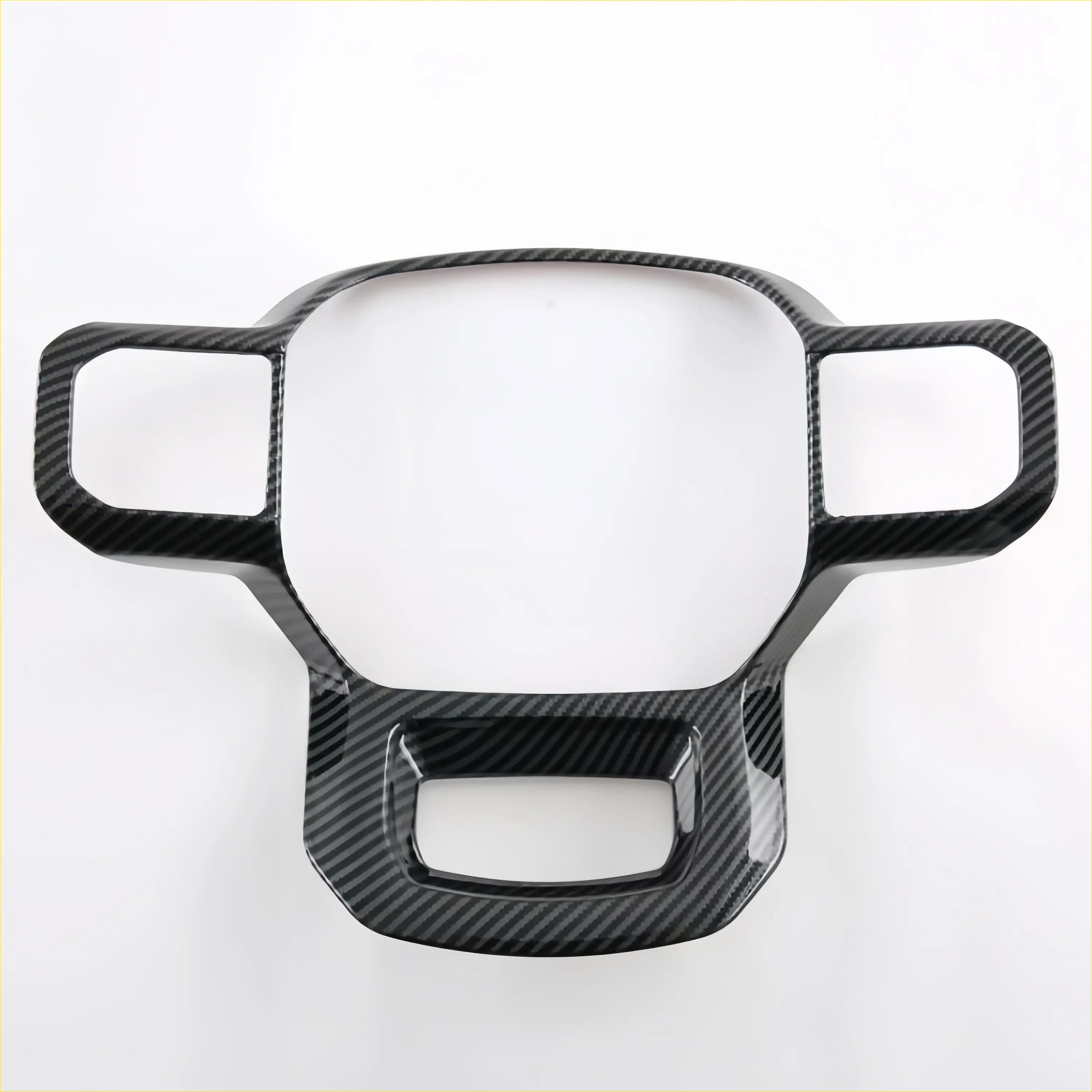Carbon Fiber Interior Steering Wheel Trim Cover for Ford Ranger 2022+
