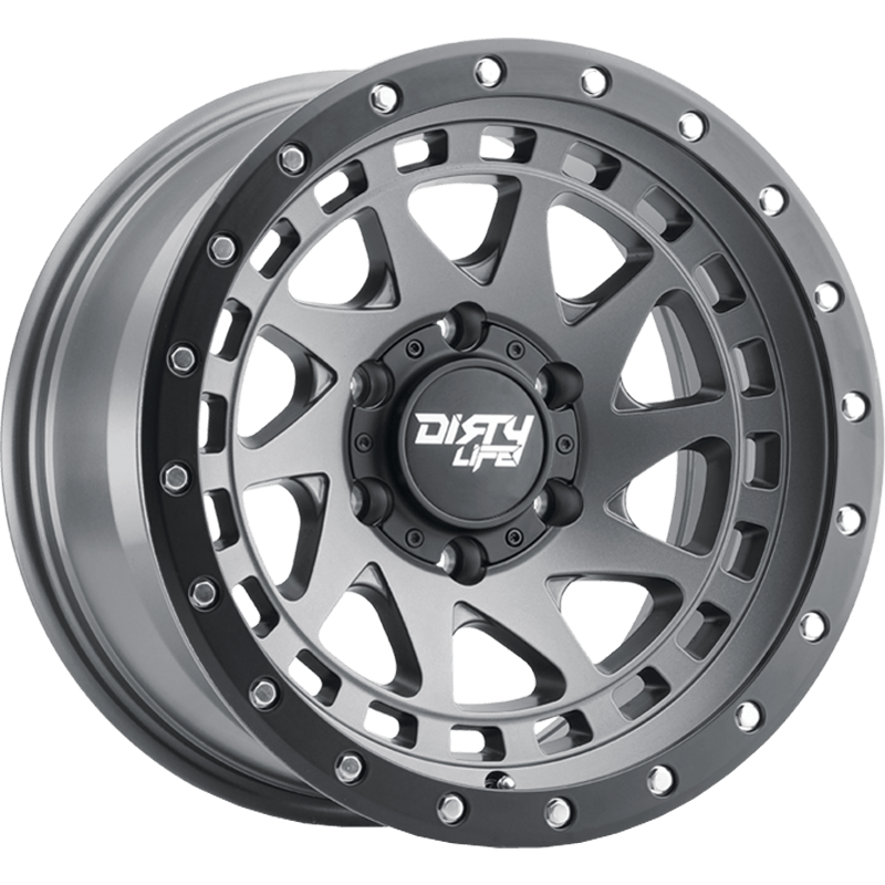 DIRTY LIFE - ENIGMA PRO Wheel Satin Graphite Black Lip