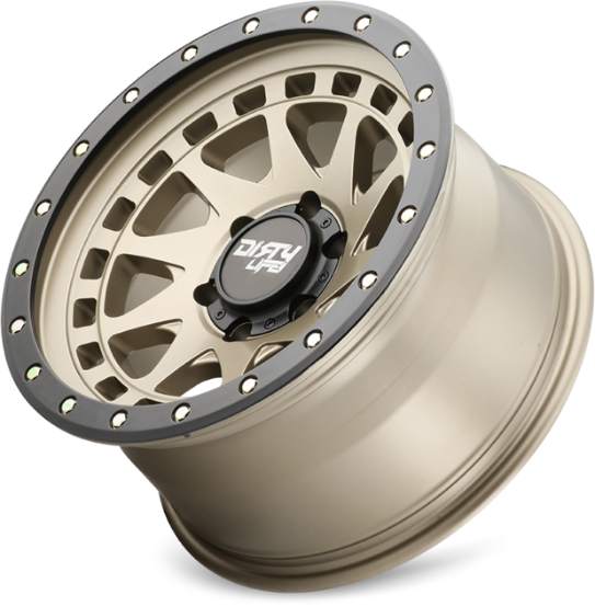 DIRTY LIFE - ENIGMA PRO Wheel Satin Gold Black Lip