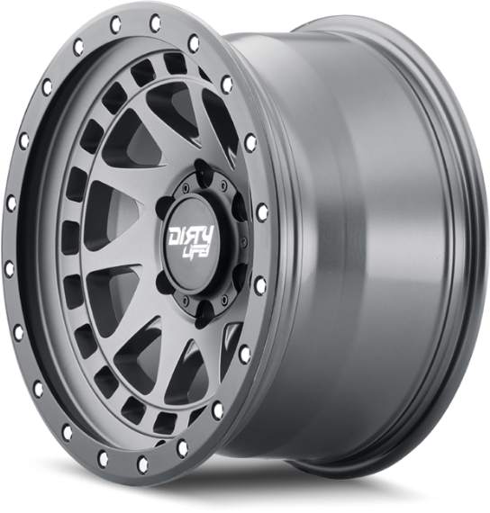 DIRTY LIFE - ENIGMA PRO Wheel Satin Graphite Black Lip