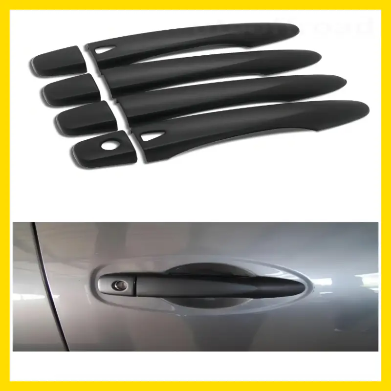 Door handle covers Nissan Navara NP300 2015-2020 Matte Black Smart key