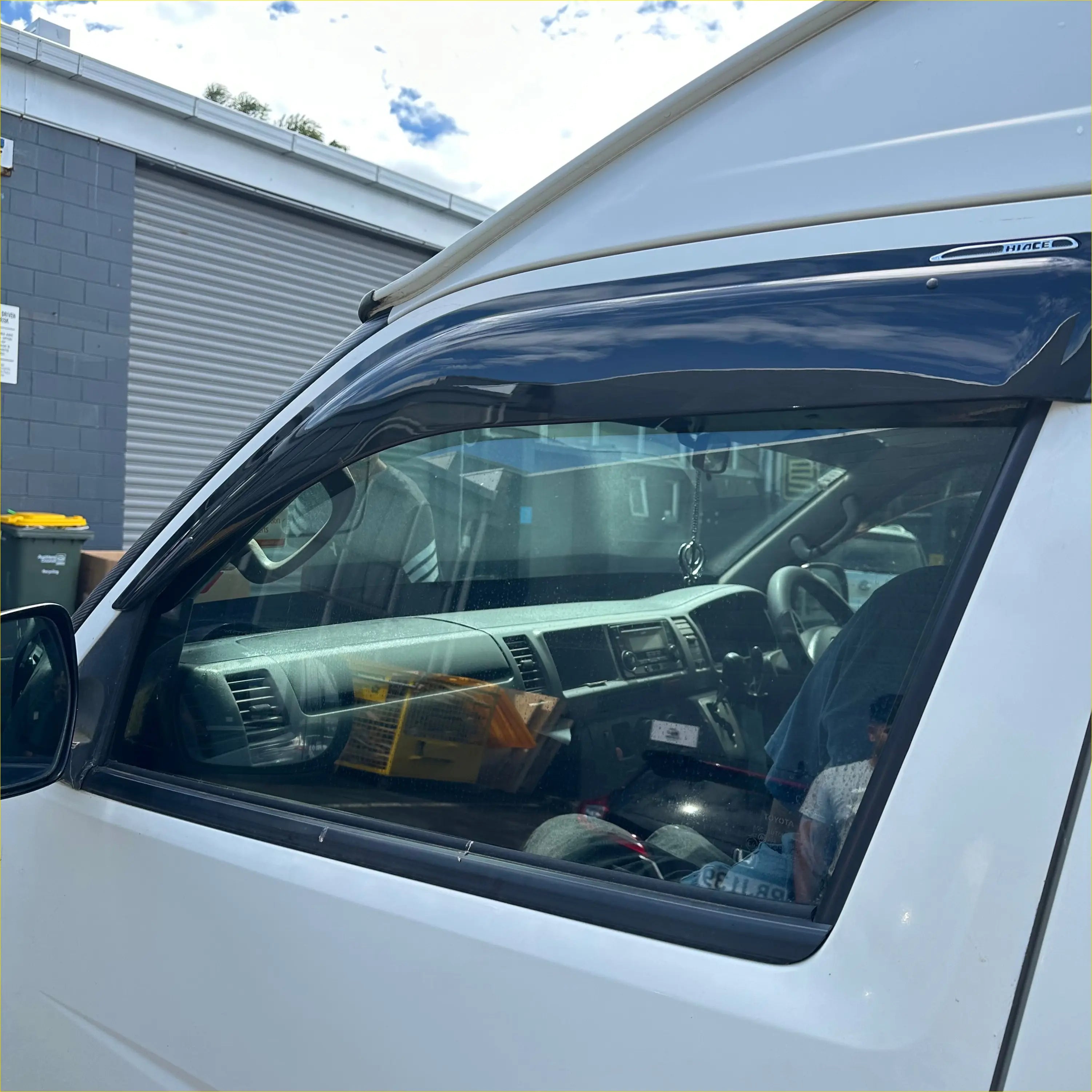 DOOR VISORS OEM Style/ MONSOONS Weather Shields Toyota Hiace 2005-2019 - Monsoons