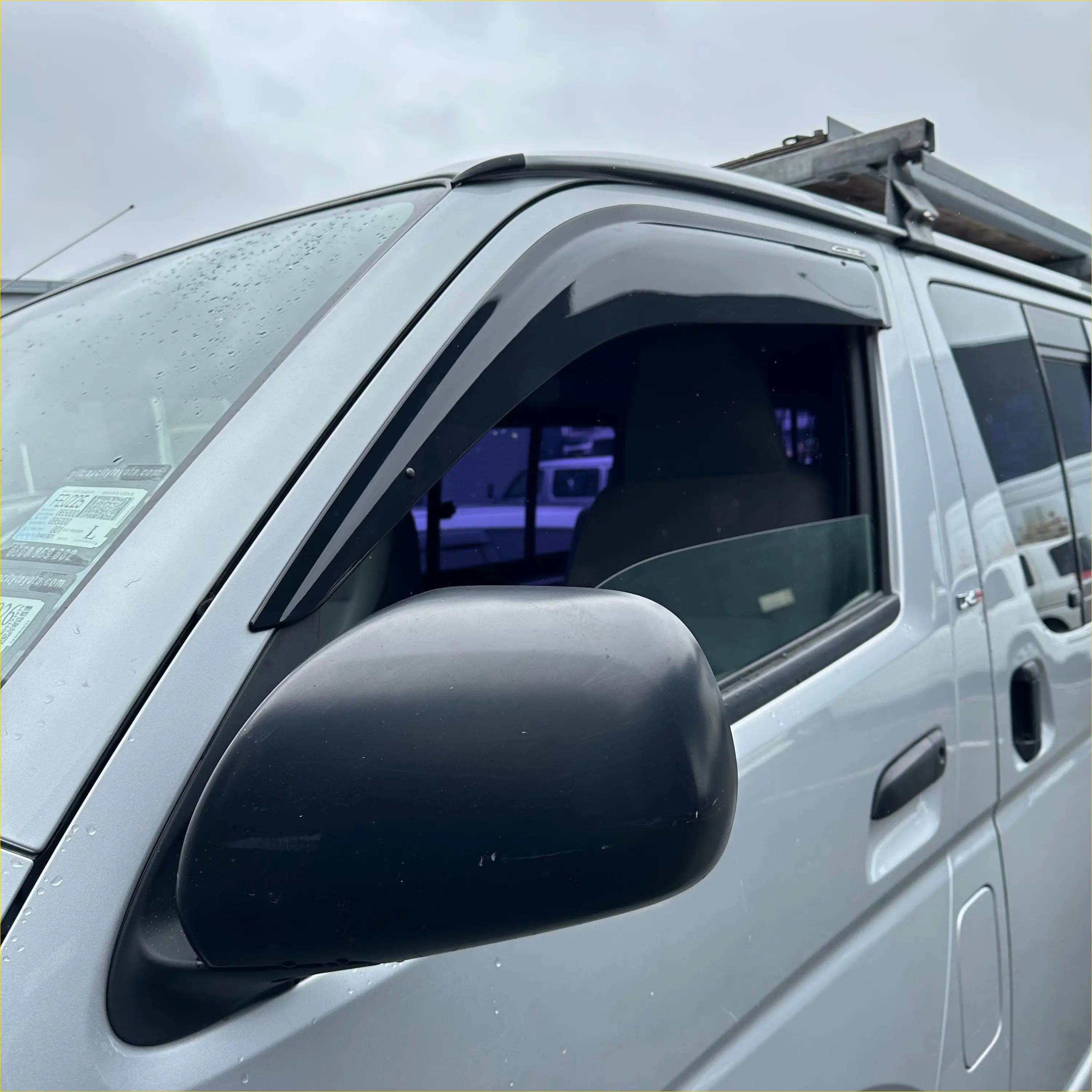 DOOR VISORS OEM Style/ MONSOONS Weather Shields Toyota Hiace 2005-2019 - Monsoons