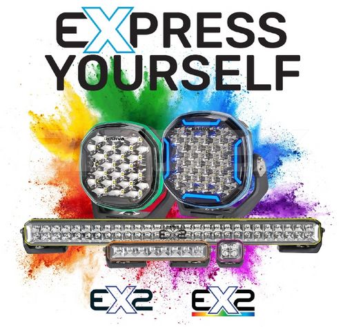 RGB Enabled Light Bar Narva EX2-R 10 Inch Single Row