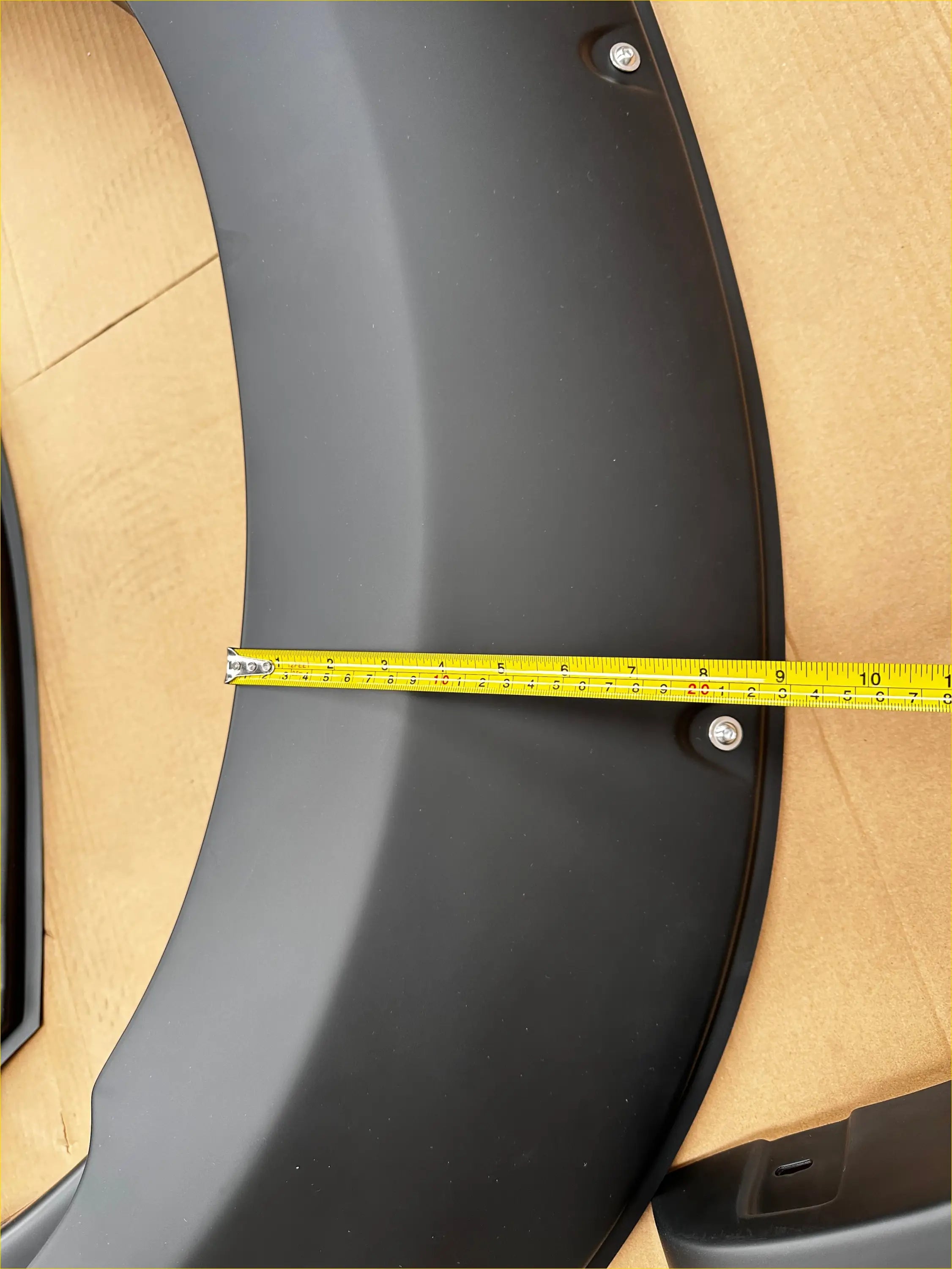 Fender Flare 9-Inch Mazda BT-50 2012-2020 Bolt Style Matte Black
