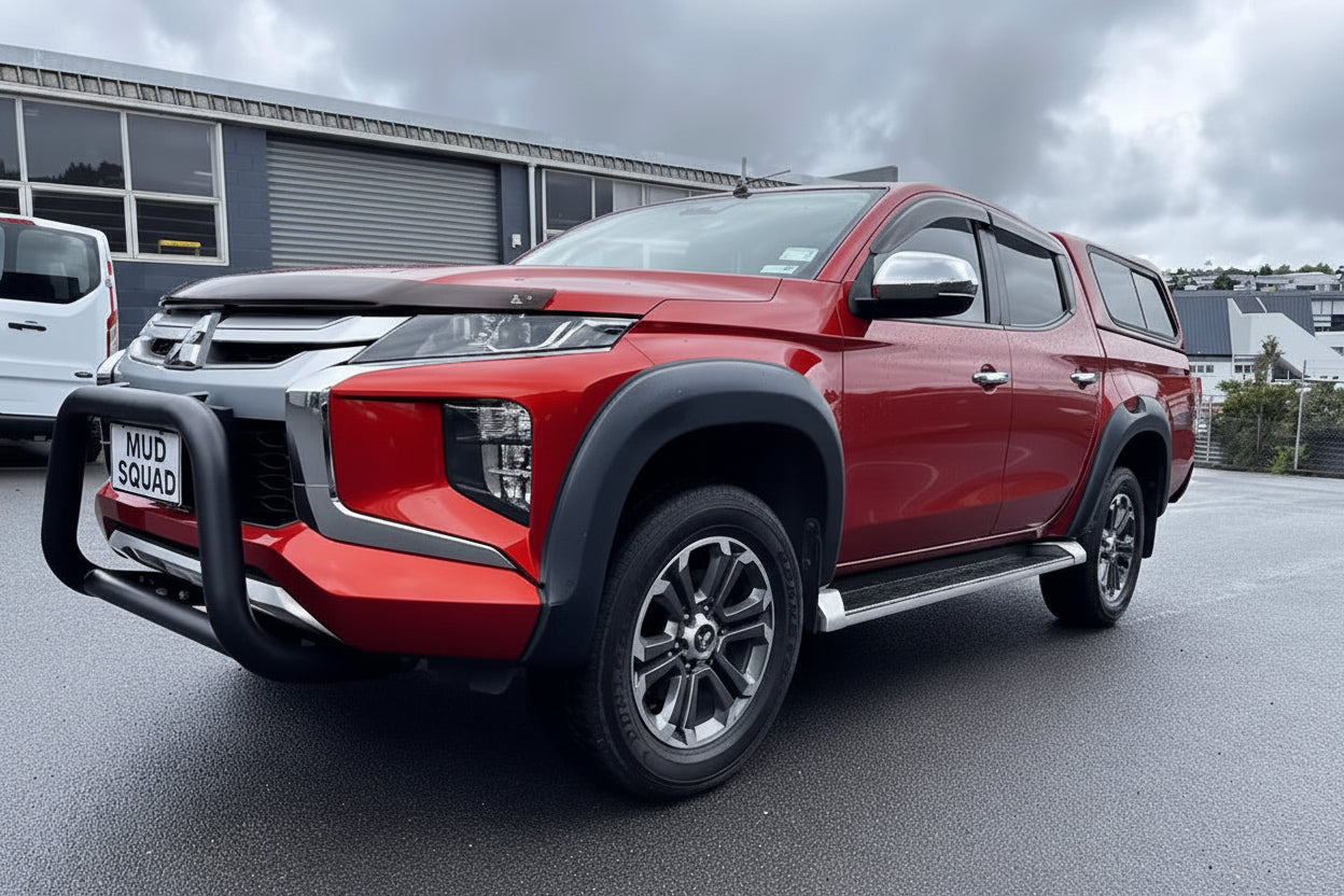 Fender Flare Mitsubishi Triton 2019-2023 Smooth Style Matte Black