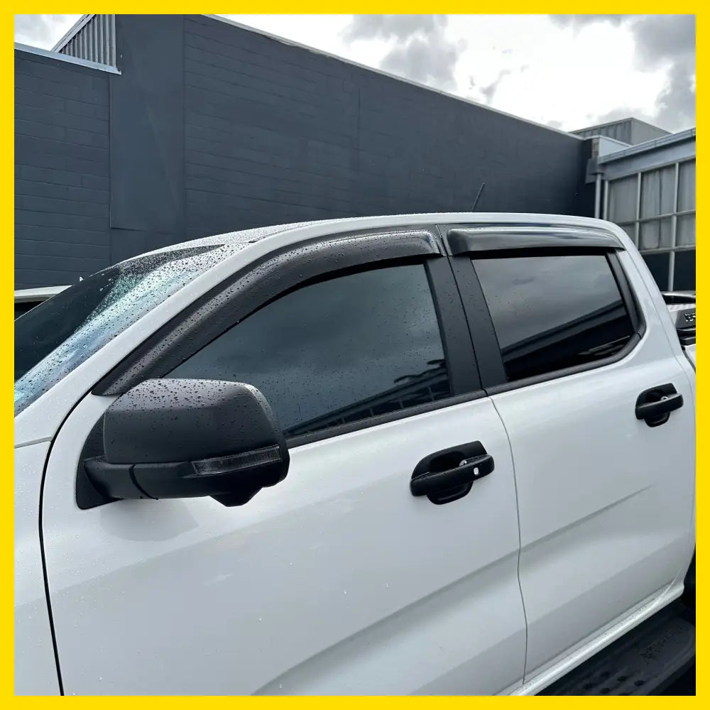 Ford Ranger 2022+ Door Visors Weather Shield Set