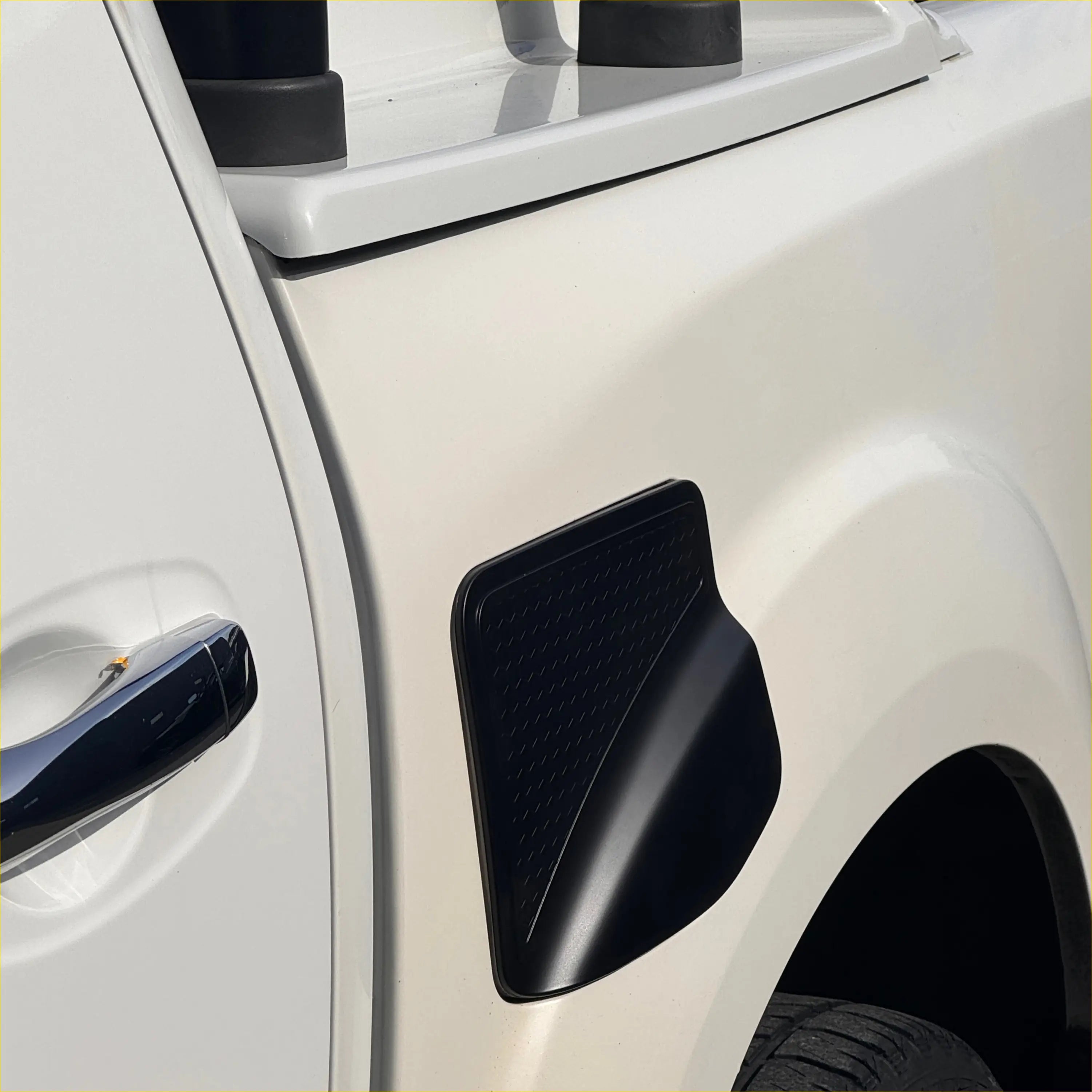 Fuel Tank Cap Cover Nissan Navara NP 300 2015-2020 Matte Black