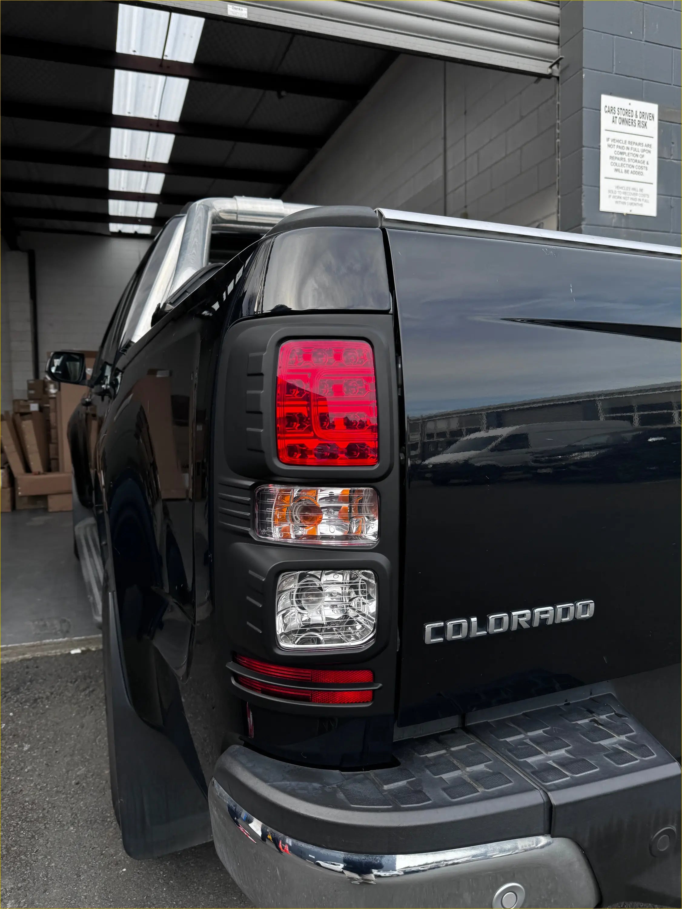 Headlight Covers and Taillight Holden Colorado 2012-2016 Matte - Plastic Trim