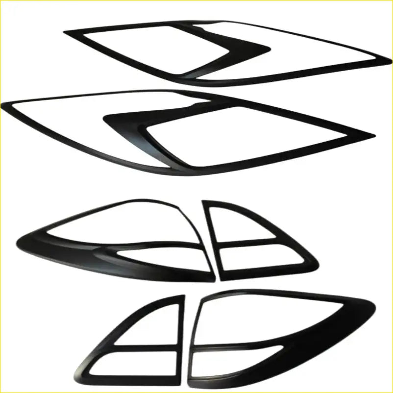 Headlight Covers and Taillight Mazda BT-50 2012-2020 Matte - Plastic Trim