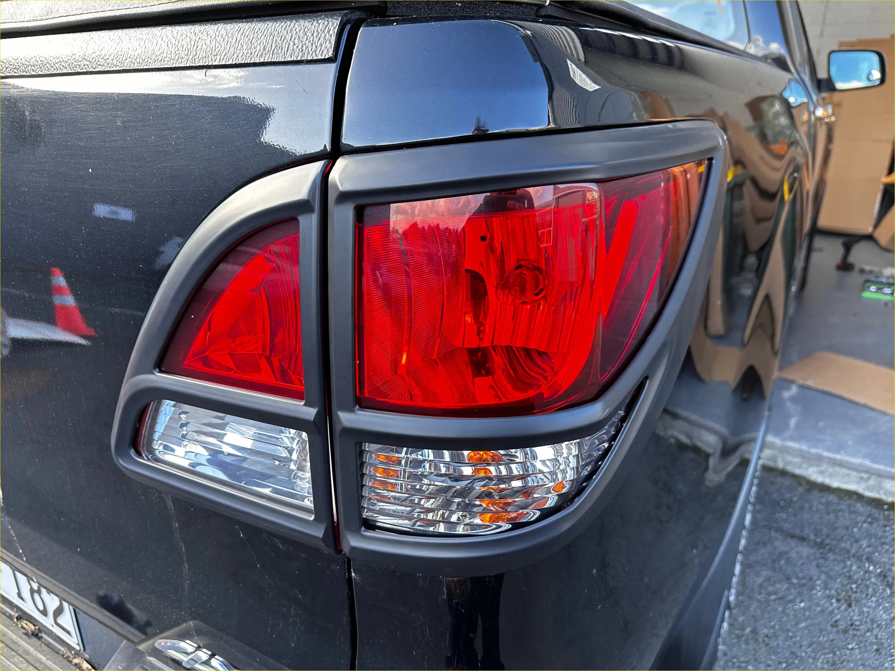 Headlight Covers and Taillight Mazda BT-50 2012-2020 Matte - Plastic Trim