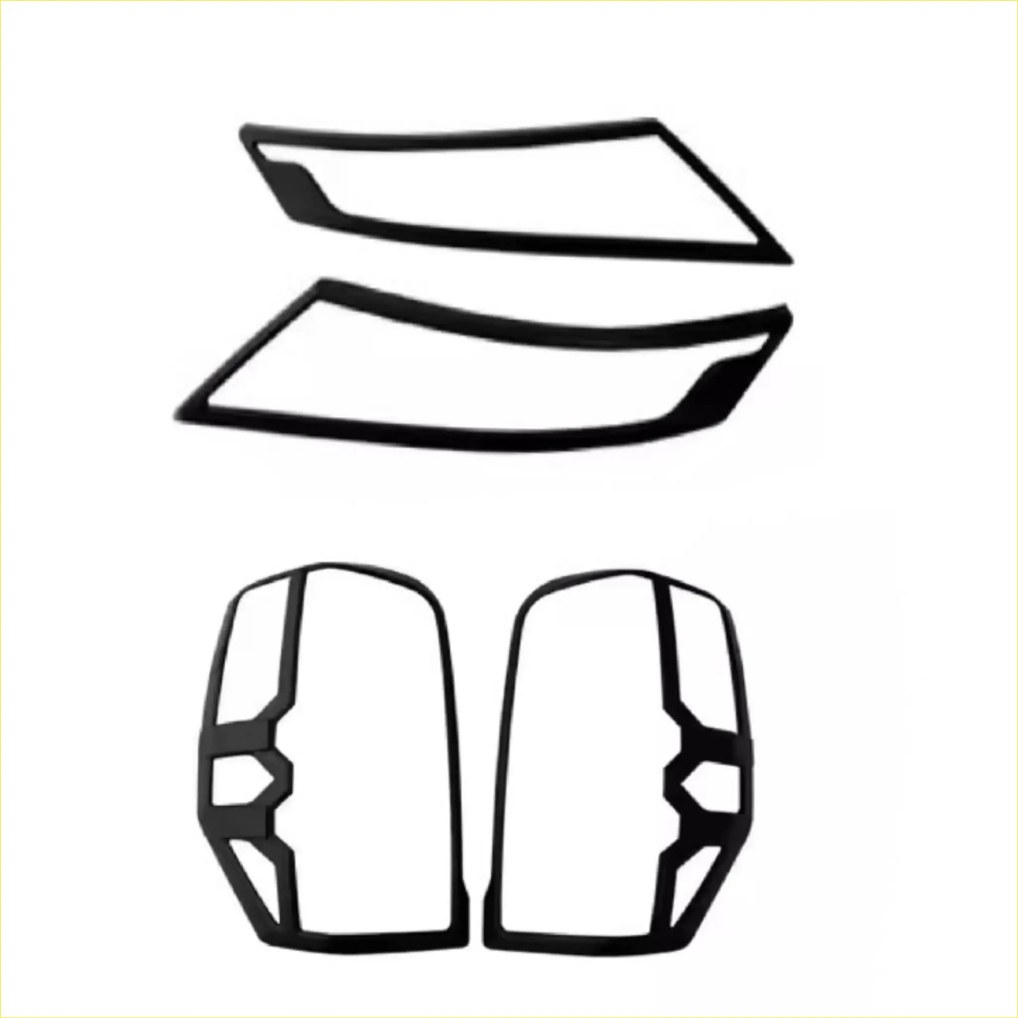 Headlight Covers and Taillight Mitsubishi Triton 2019-2023 - Plastic Trim