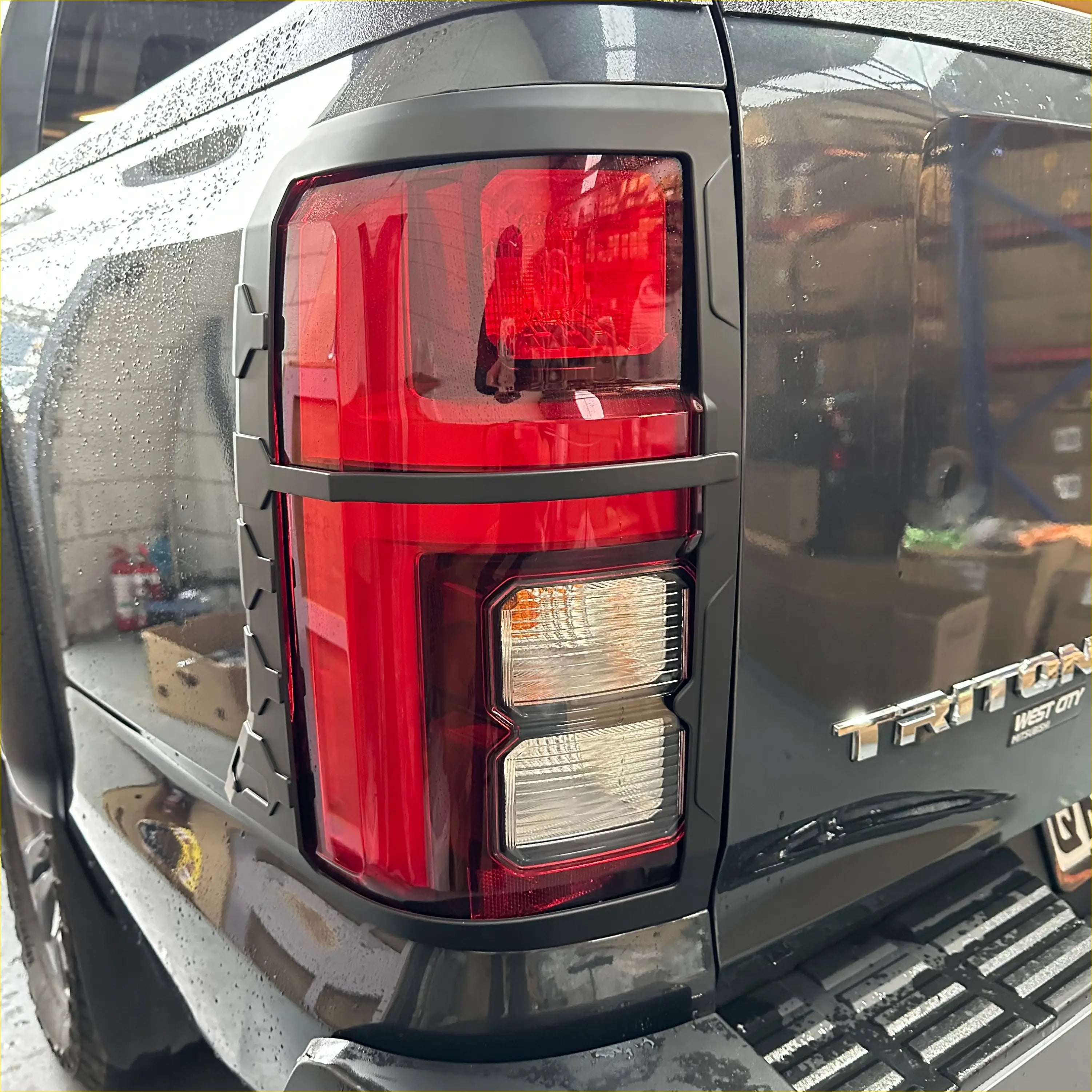 Headlight Covers and Taillight Mitsubishi Triton 2024+ Matte - Plastic Trim