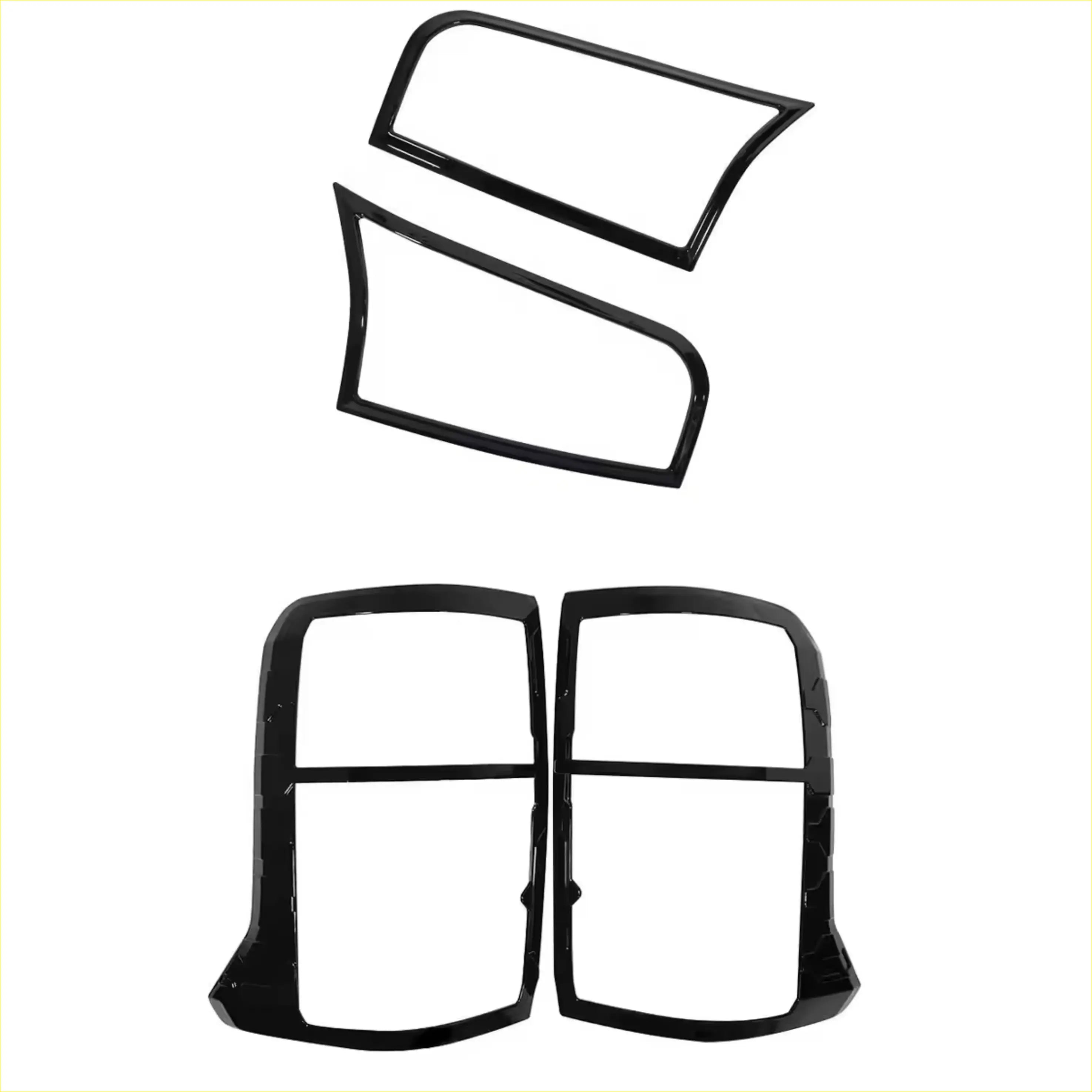 Headlight Covers and Taillight Mitsubishi Triton 2024+ Matte - Plastic Trim