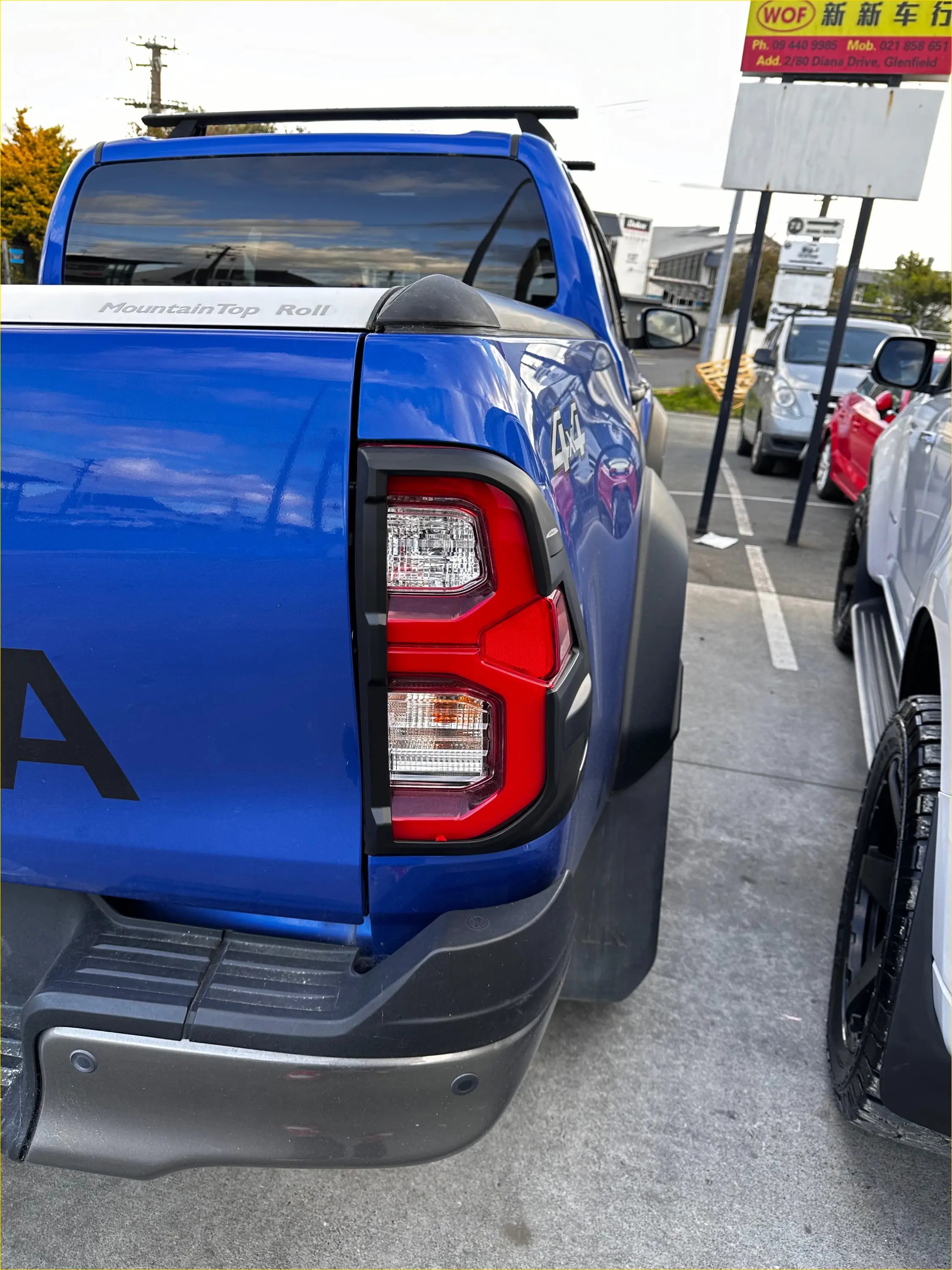 Headlight Covers and Taillight Toyota Hilux 2025 SR5 Matte - Plastic Trim