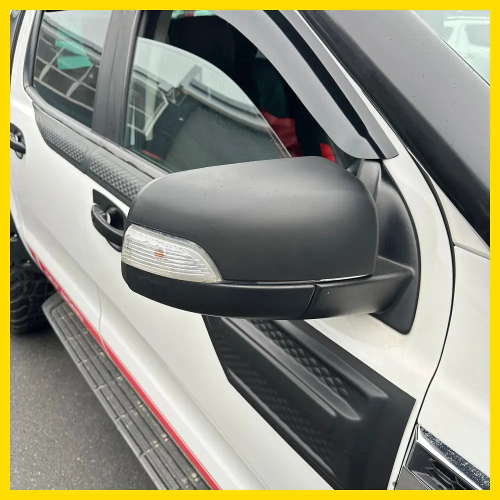 Mirror Covers Ford Ranger PX1 PX2 PX3 2012-2021 Matte Black