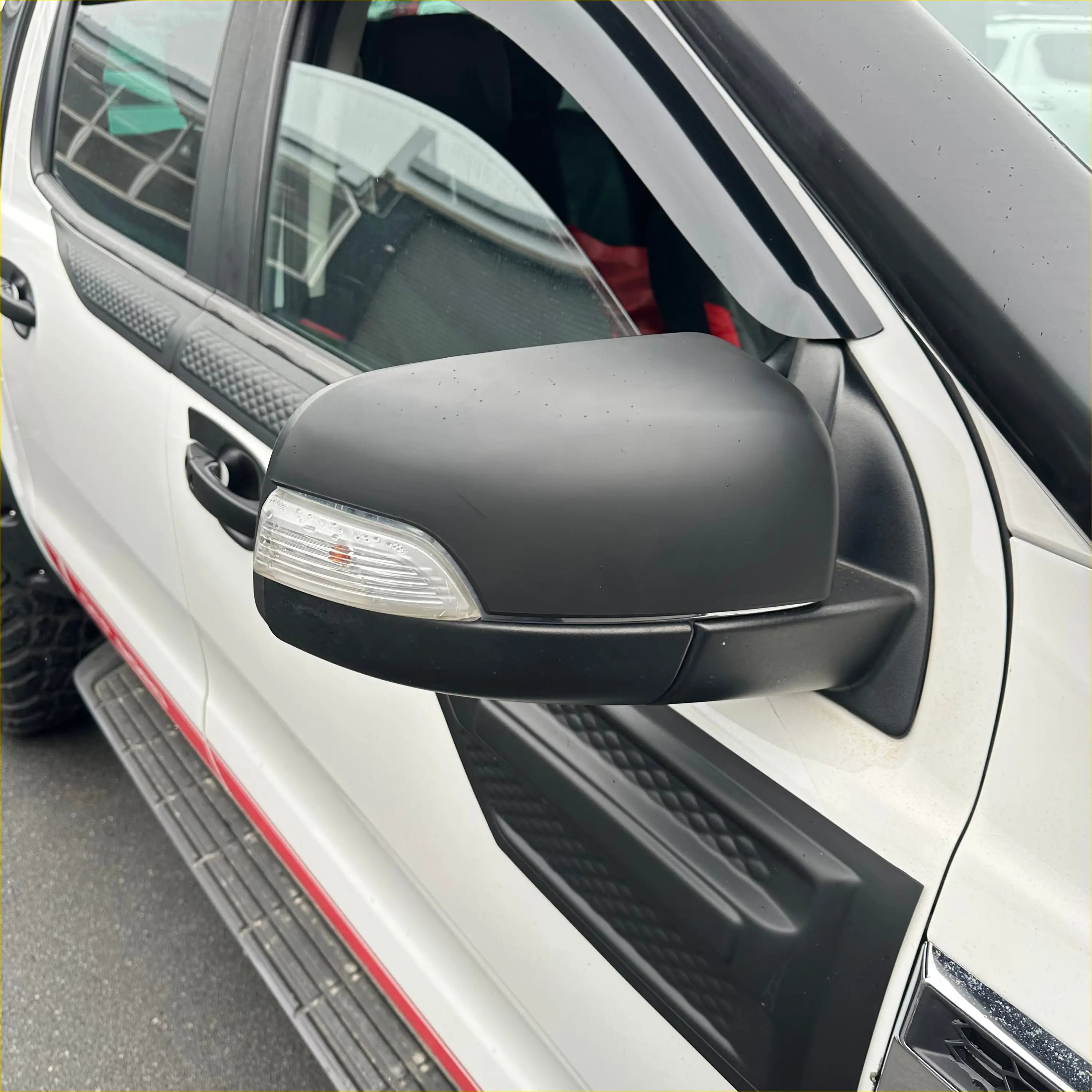 Mirror Covers Ford Ranger PX1 PX2 PX3 2012-2021 Matte Black