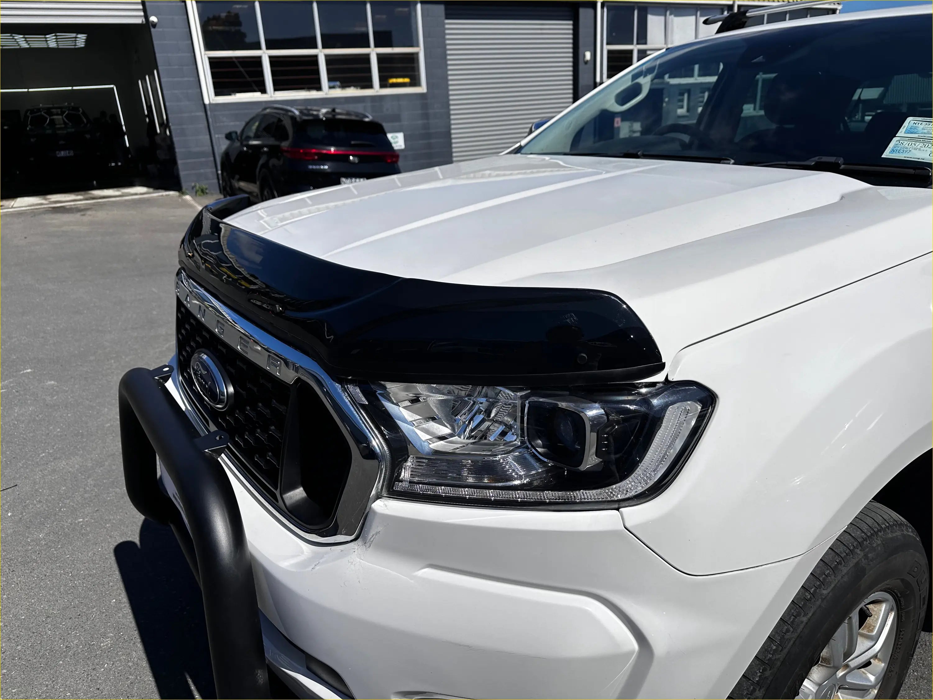 Monsoon and Bonnet Guard Aftermarket Style Ford Ranger PX2 PX3 - Door Visor &