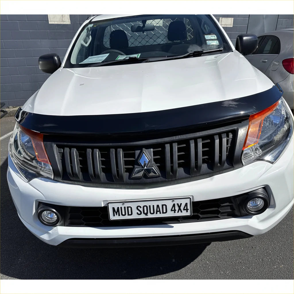 Monsoon and Bonnet Guard Mitsubishi Triton 2015-2018 - Door Visor &