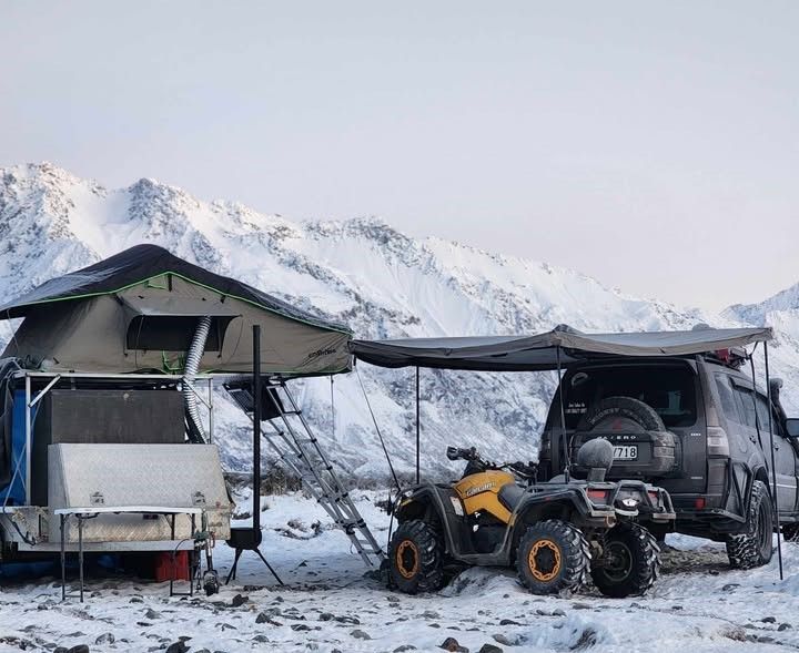 New Style Roof Top Tent Twin Ladder | Perfect Pitched Rooftop Tents