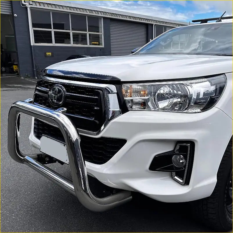 Nudge Bar (Compatible Front Sensors) Toyota Hilux 2015-2025 Chrome