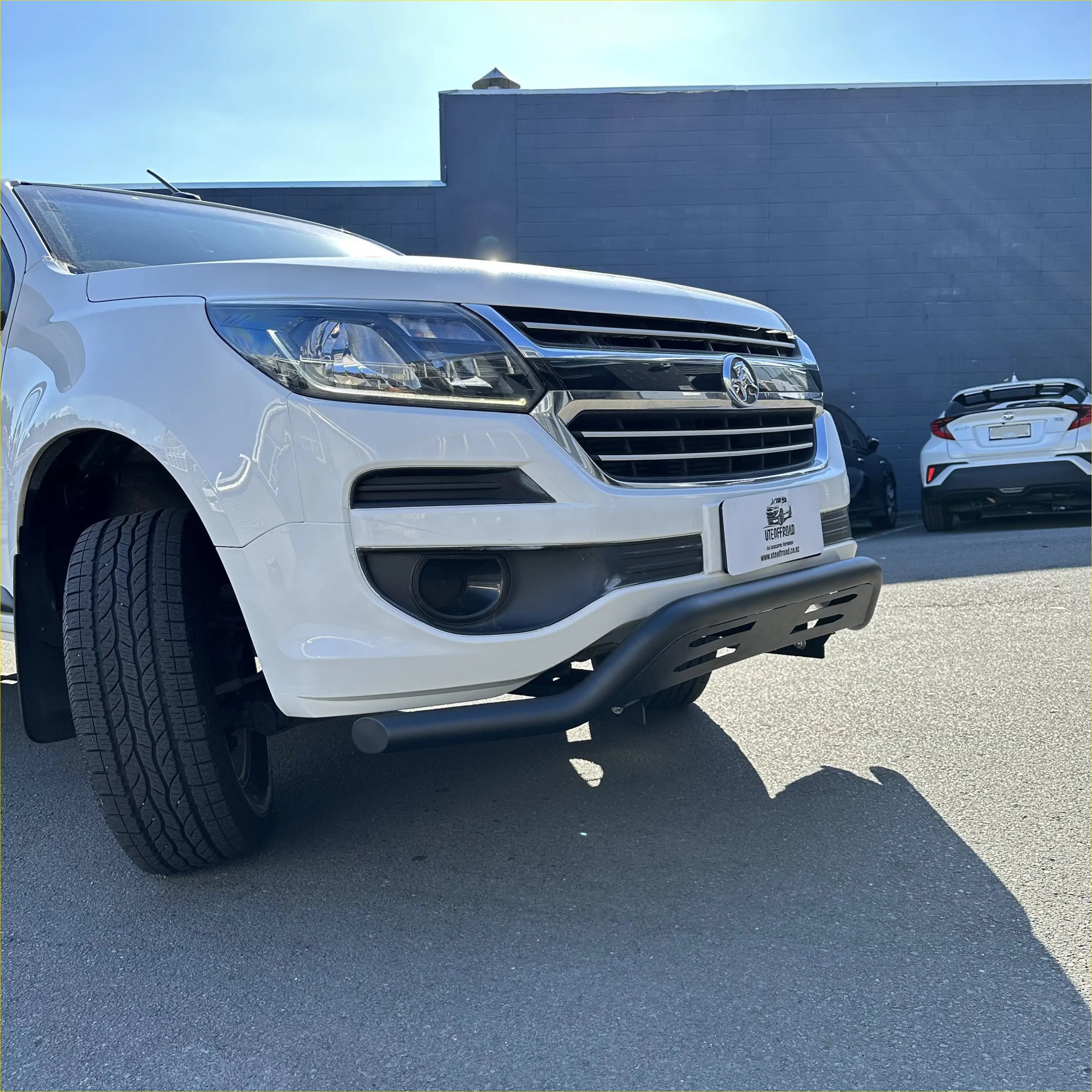 Nudge bar for Holden Colorado 2012-2020 Black Q1