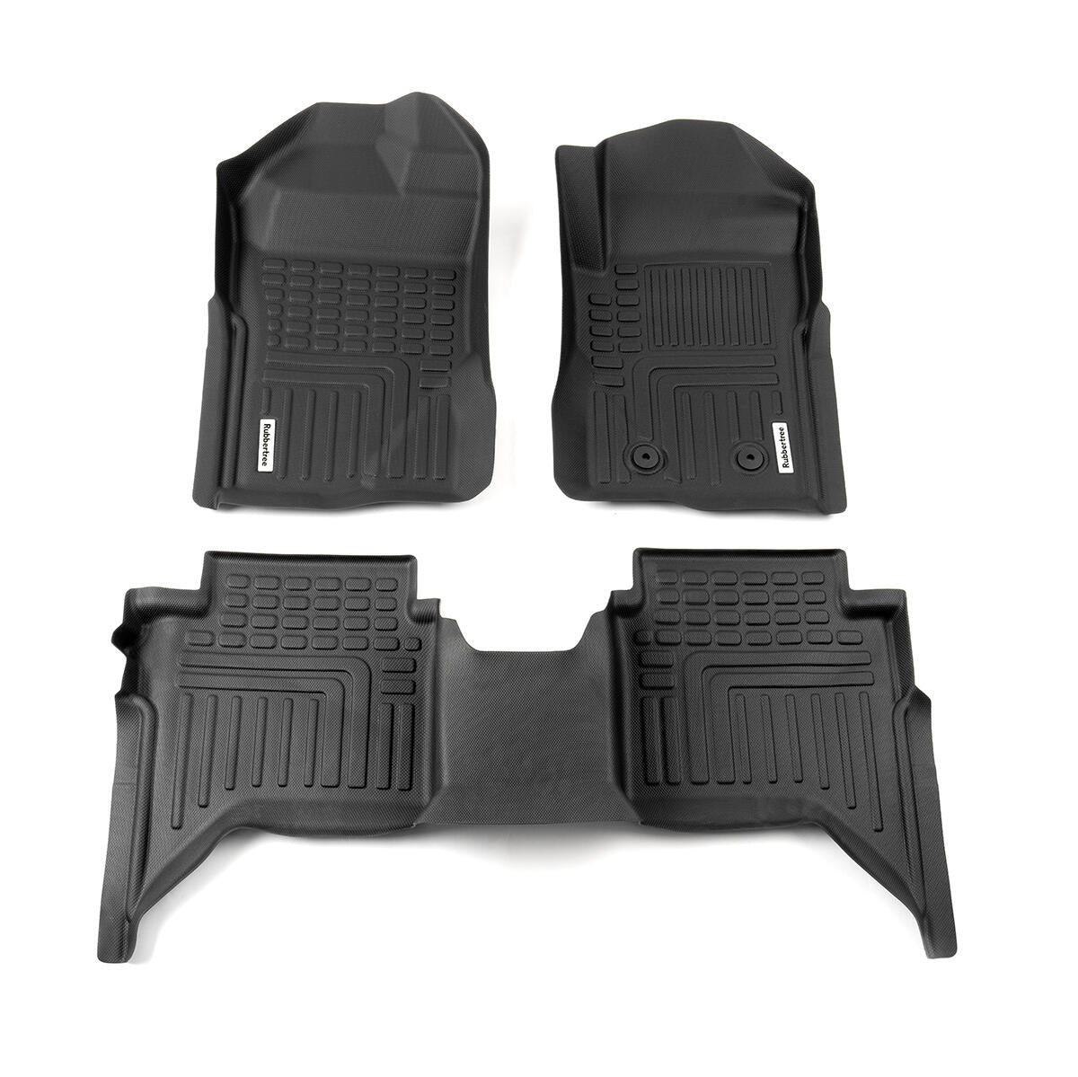 Premium Deep Dish Rubber Floor Liners Volkswagen Amarok 2023+ Dual Cab