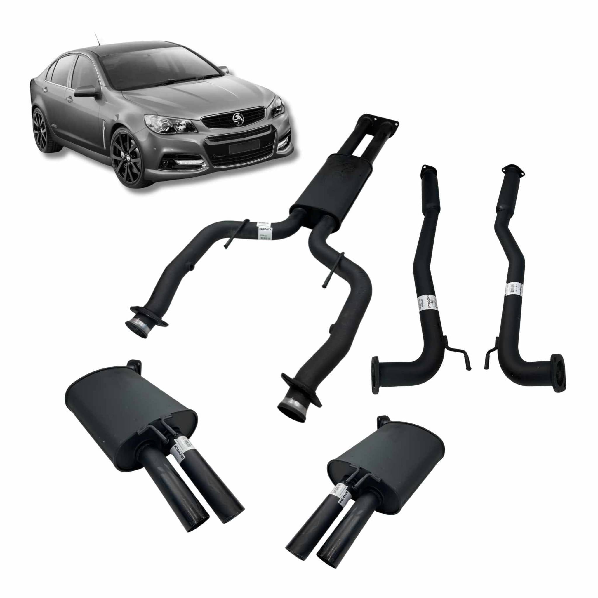 Redback 2.5’’ Dual Exhaust for Holden Commodore VE/VF Sedan & Wagon 6L V8 - Performance Exhaust System