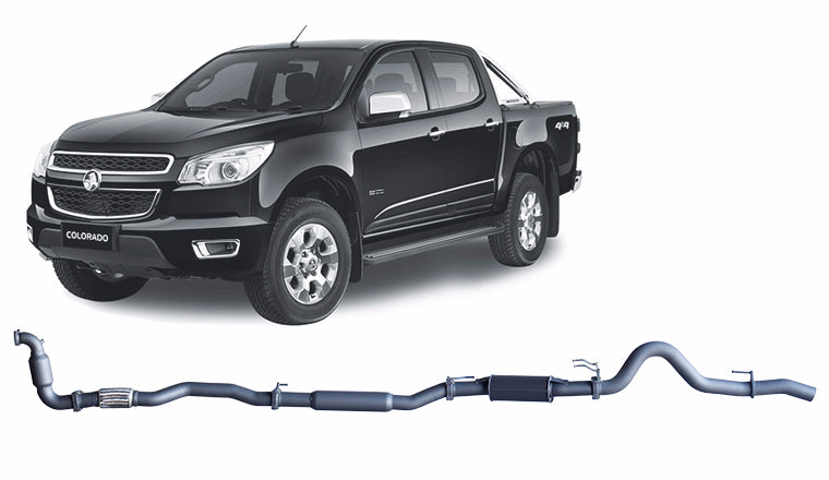Redback Extreme Duty Exhaust for Holden Colorado RG 2.8L (06/2012 - 08/2016) - With Cat / Resonator (Medium) - 4x4
