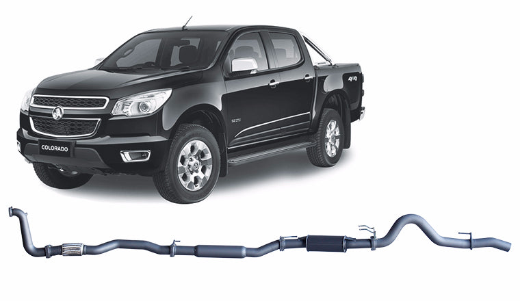 Redback Extreme Duty Exhaust for Holden Colorado RG 2.8L (06/2012 - 08/2016) - Without Cat / Resonator (Medium) - 4x4