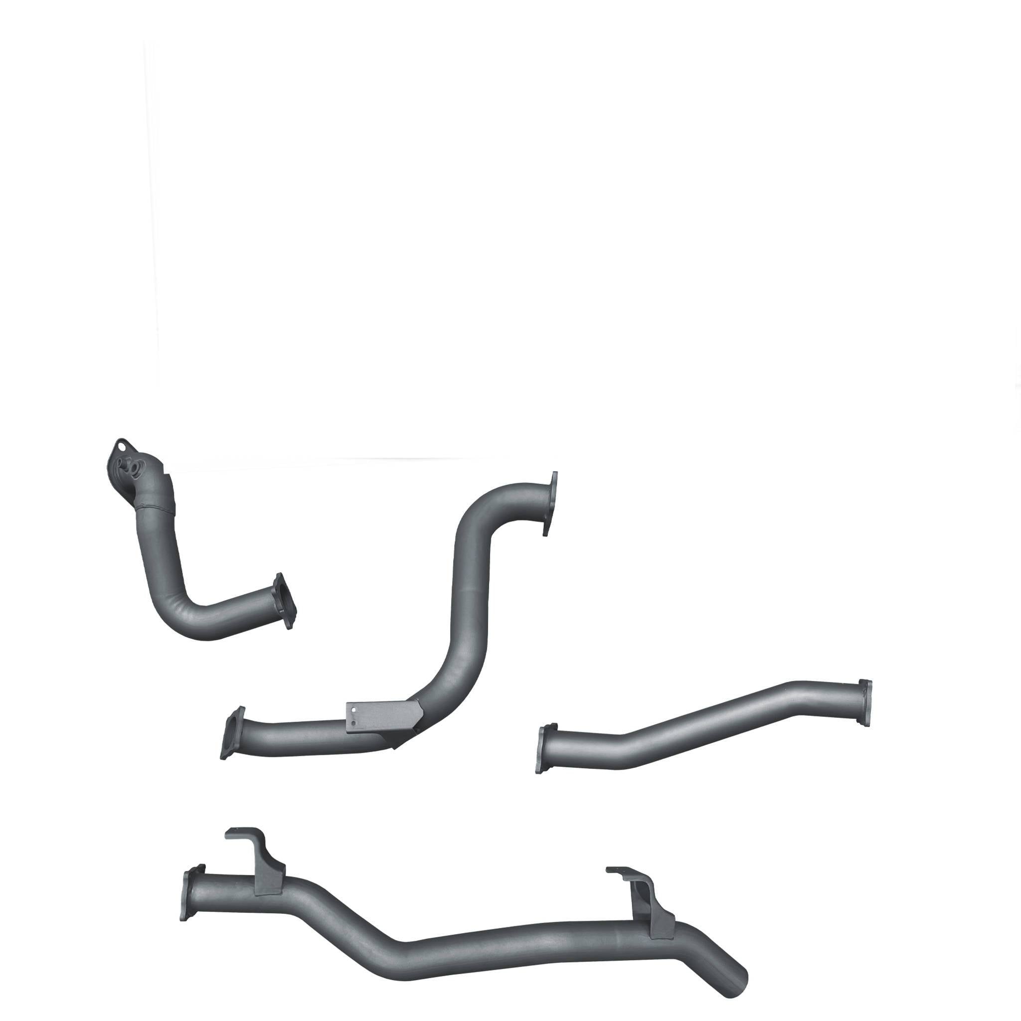 Redback Extreme Duty Exhaust for Toyota Landcruiser 78 Series Troop Carrier (11/2016 - on) - Pipe Only (Loud) - 4x4