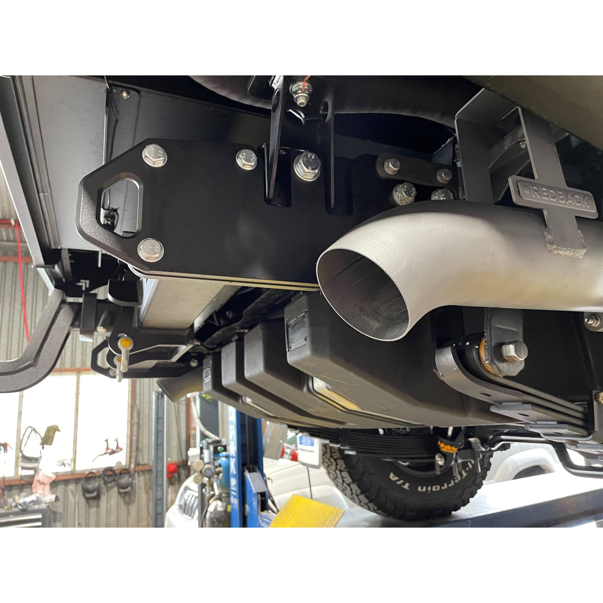 Redback Extreme Duty Twin 4’’ Exhaust for Toyota Landcruiser 79 Series - 4x4 Performance System